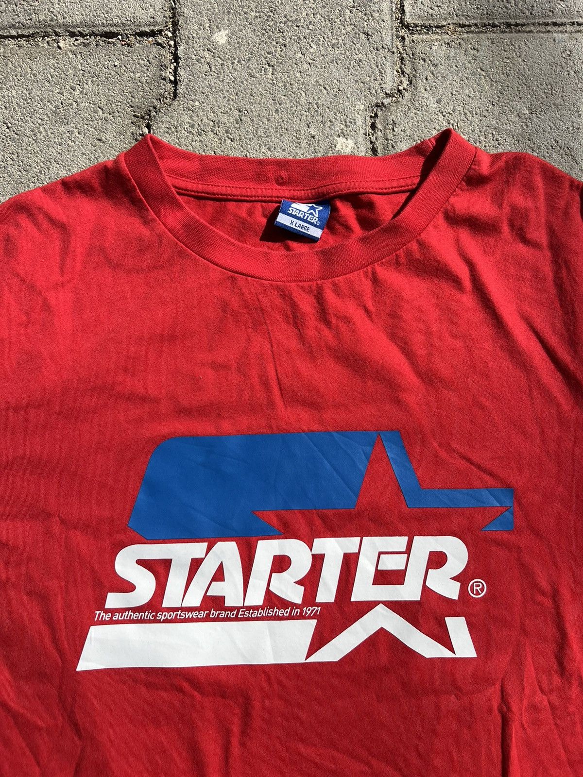 Starter Vintage Starter T-Shirt Size US XL / EU 56 / 4 - 2 Thumbnail