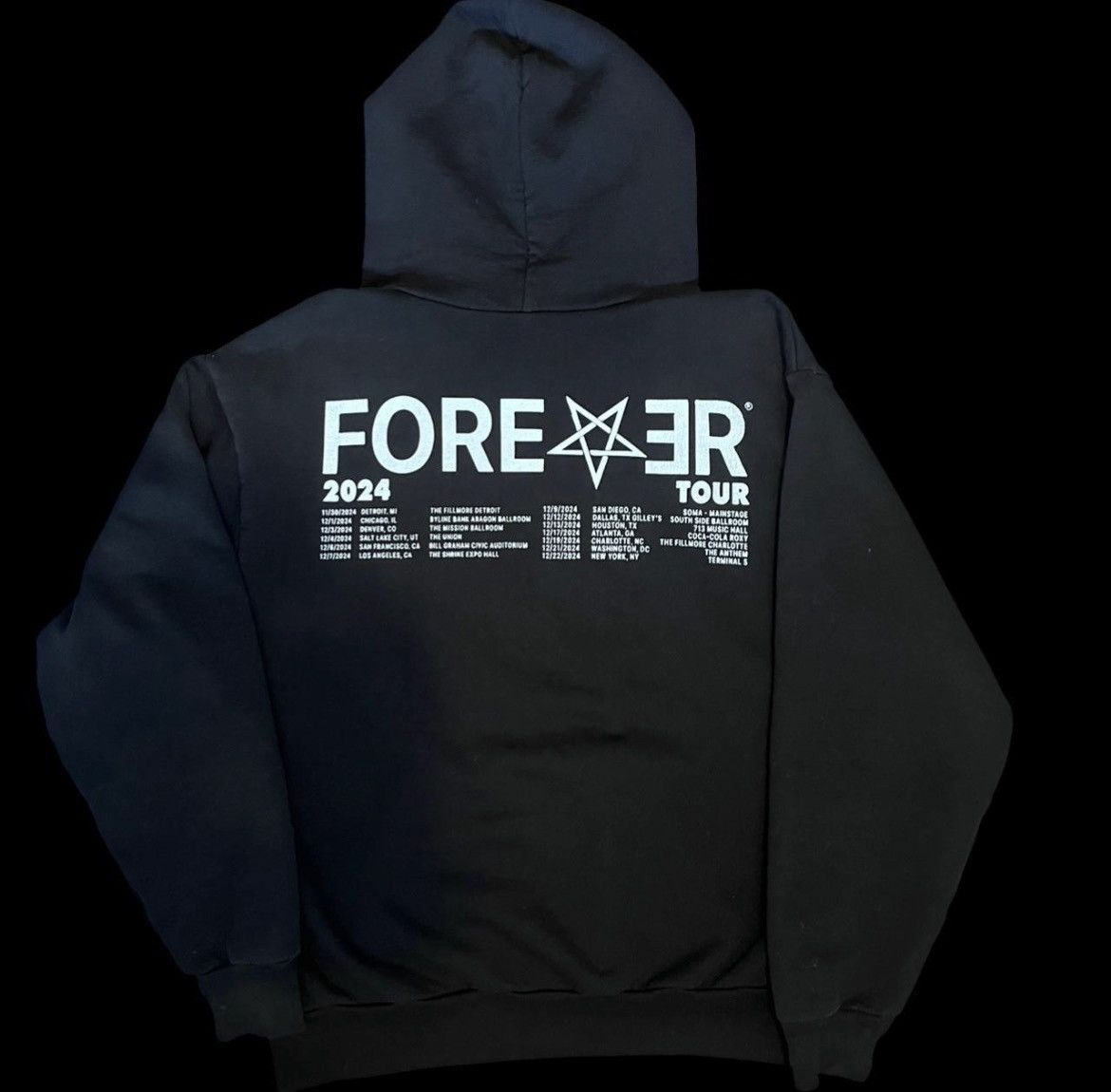 Destroy Lonely LOVE LAST FOREVER Black Hoodie Size US M / EU 48-50 / 2 - 2 Thumbnail