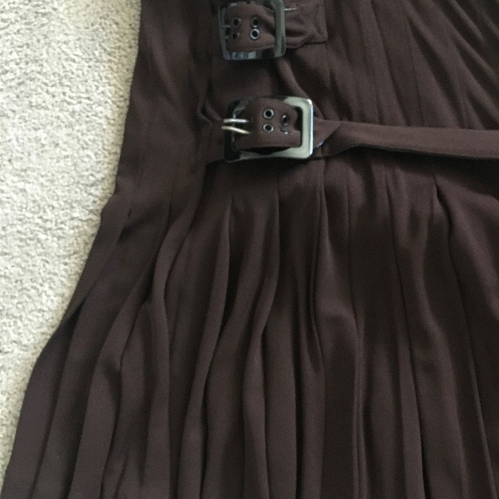 Jean Paul Gaultier NWT 90's Jean Paul Gaultier Brown, Black kilt skirt Size 4 Size 27" / US 4 / IT 40 - 8 Thumbnail
