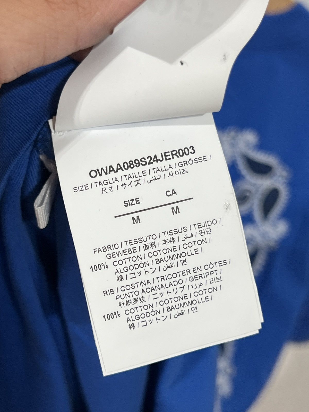 Off-White Off-White Bandana Blue Arrow Tee Size US M / EU 48-50 / 2 - 10 Thumbnail