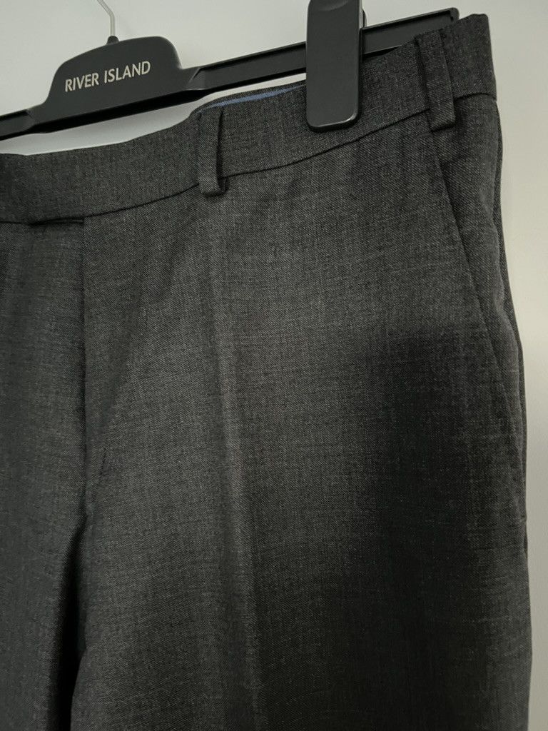 Epaulet Slim Walt Porto Trouser Grey Vitale Barberis Size 38R - 2 Thumbnail