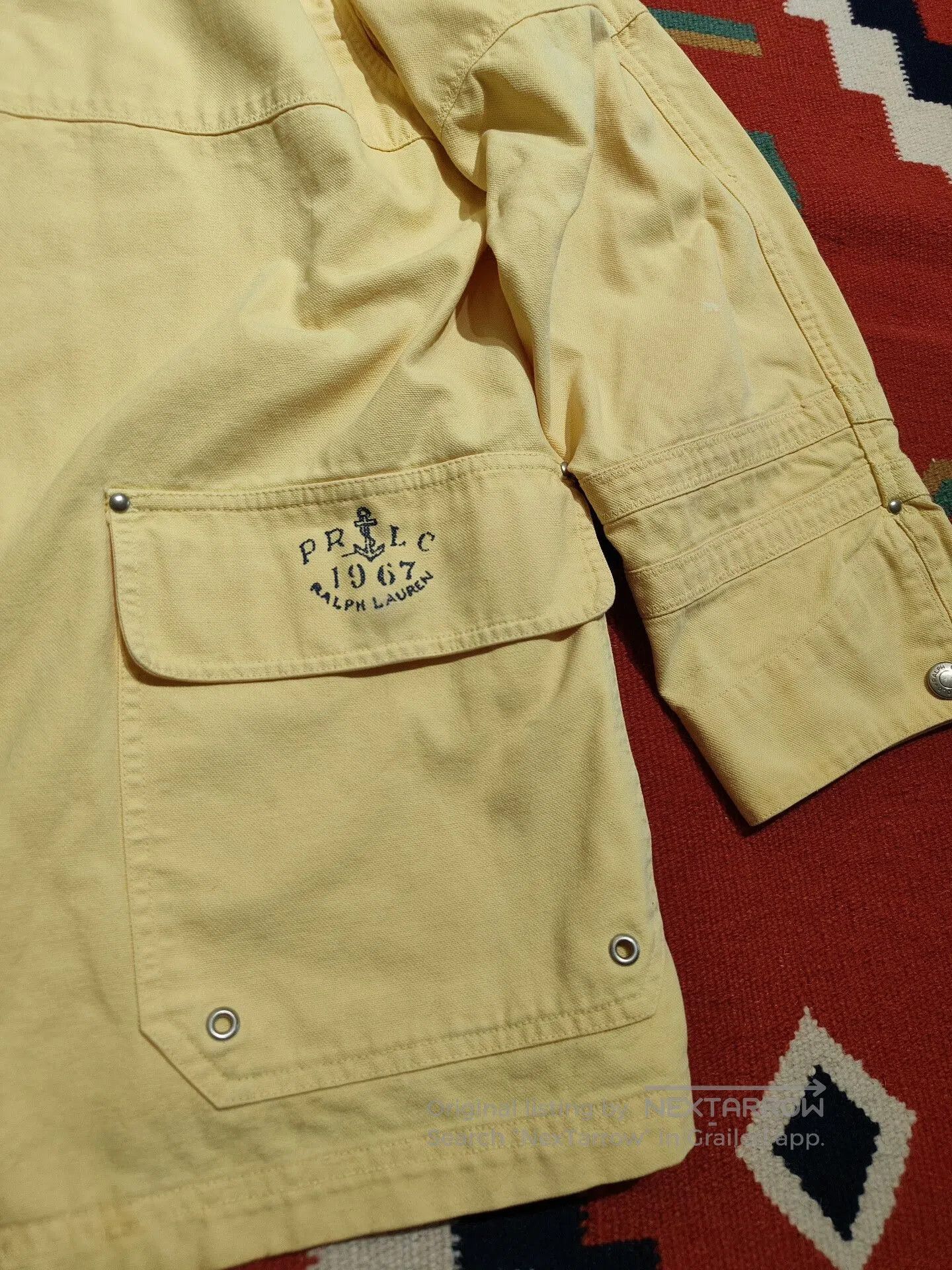 RRL Ralph Lauren Vintage Polo Yellow Firefighter Jacket. Size US XL / EU 56 / 4 - 7 Thumbnail