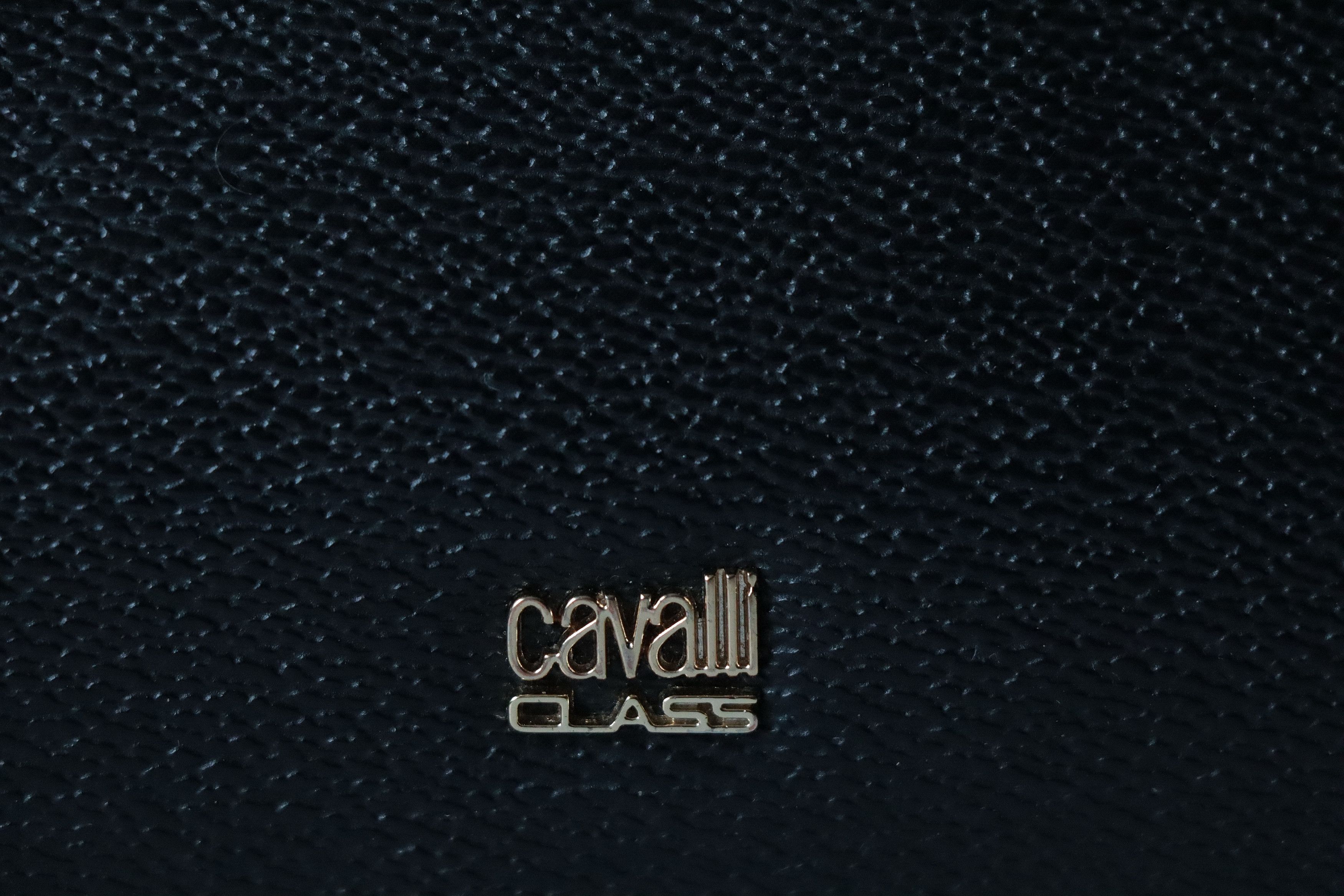Cavalli Class Black Top Handle Bag Handbag Tote Bag Size ONE SIZE - 9 Thumbnail