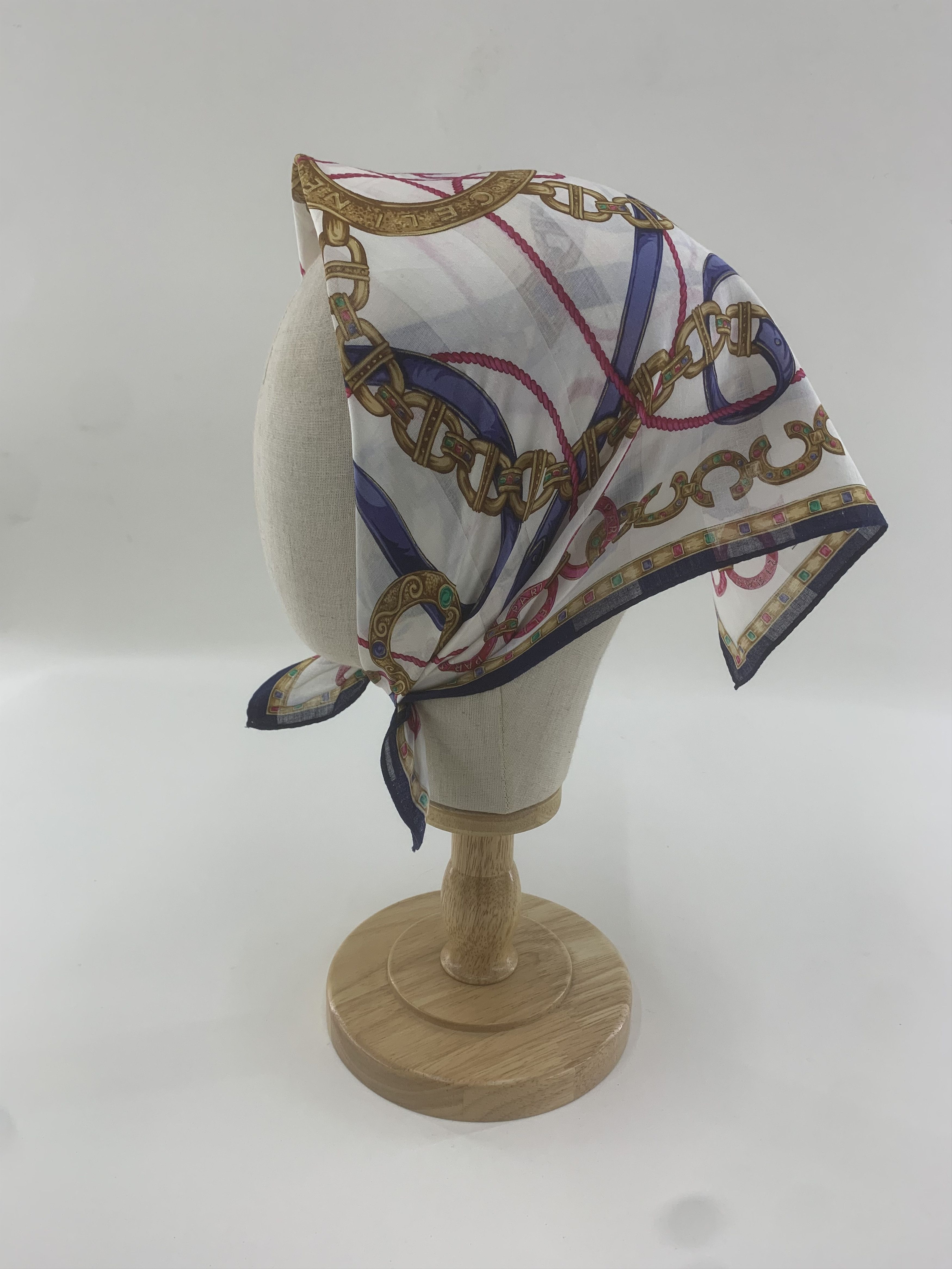 Celine Celine Handkerchief Bandana Neckerchief Square TB3370 Size ONE SIZE - 3 Thumbnail