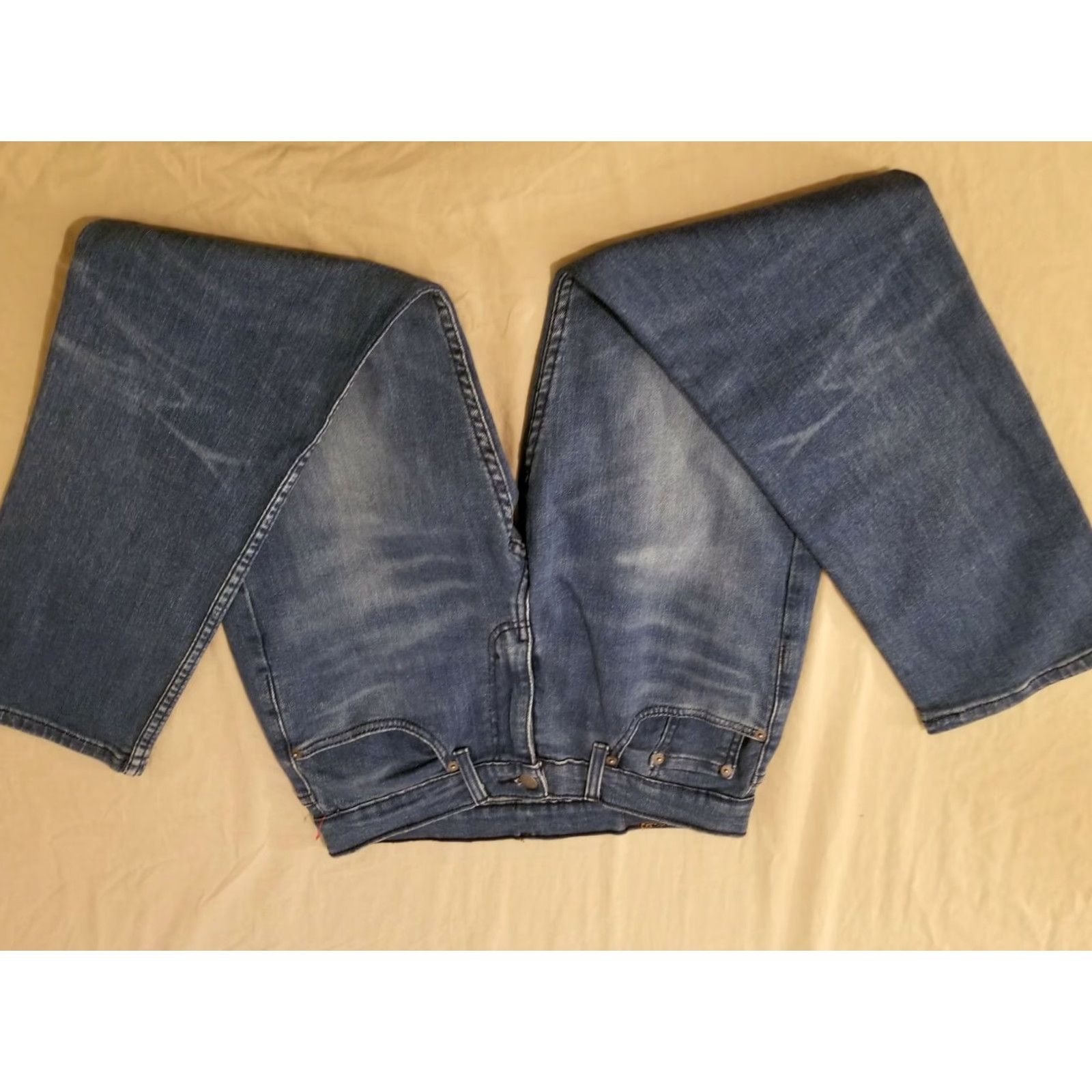 Levi's Levi's 514 Jeans Men Slim Straight Stretch Denim 29x30 29x29 Blue Pant Pants Medical? Size US 29 - 5 Thumbnail