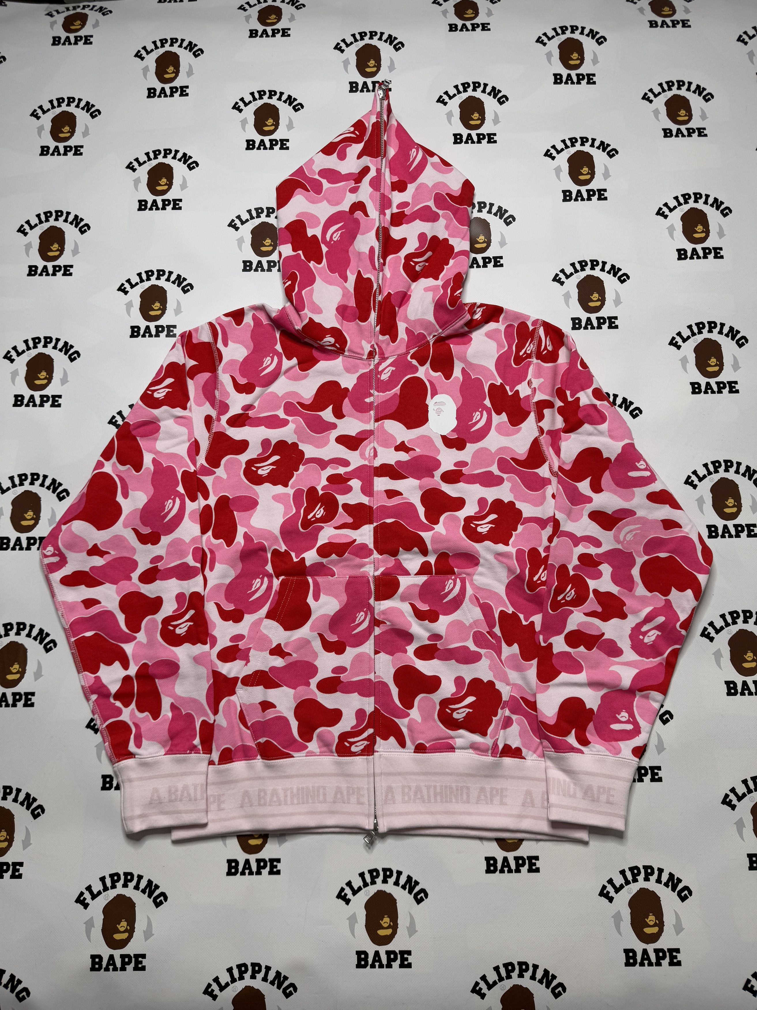 Bape BAPE ABC CAMO LOGO RIB FULL ZIP HOODIE Size US L / EU 52-54 / 3 - 1 Thumbnail