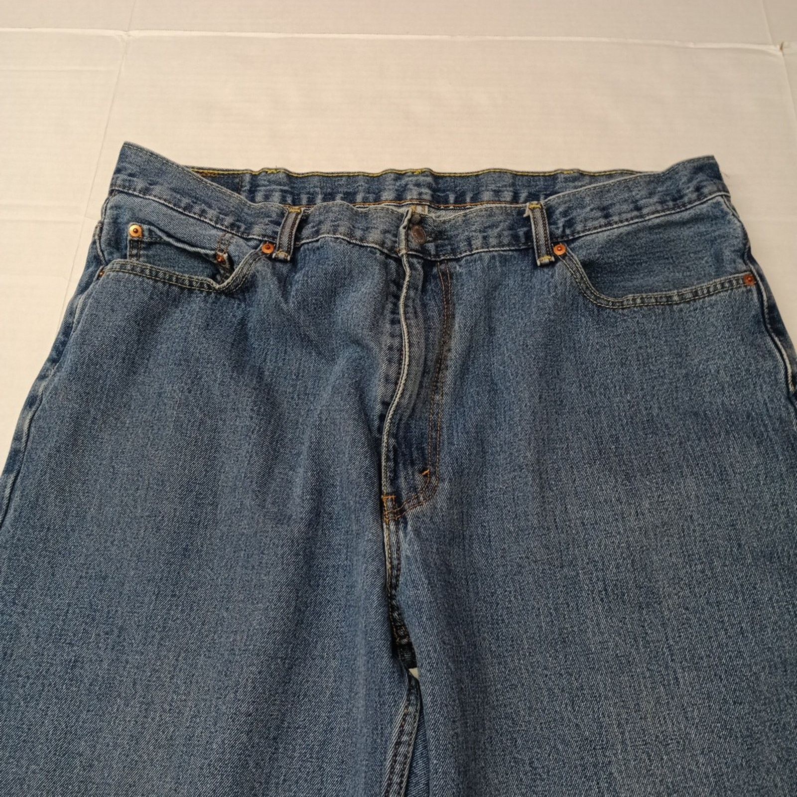 Levi's Levis 550 Jeans Men's 42x32 Blue Relaxed Fit Medium Denim Size US 42 / EU 58 - 6 Thumbnail