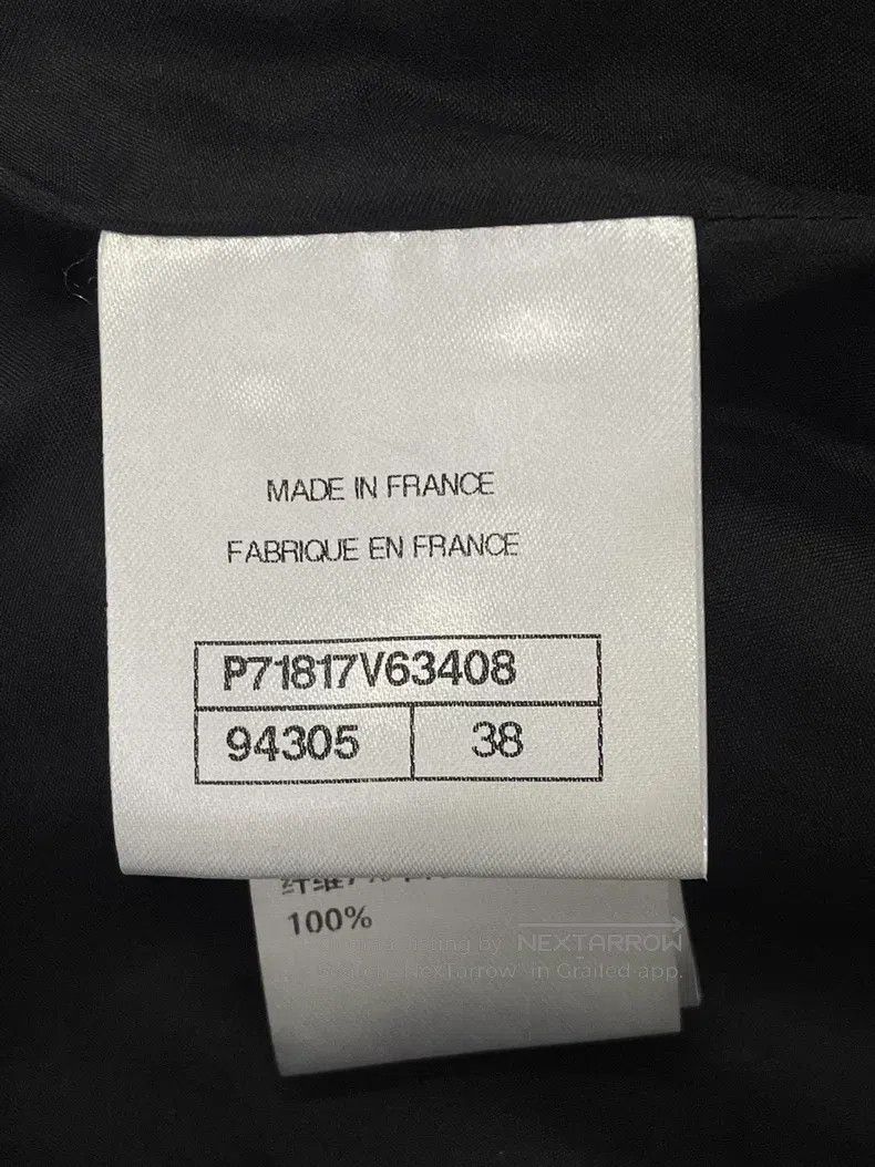 Chanel Chanel Black velvet stitched silk irregular skirt Size 25" / US 0 / IT 36 - 5 Thumbnail