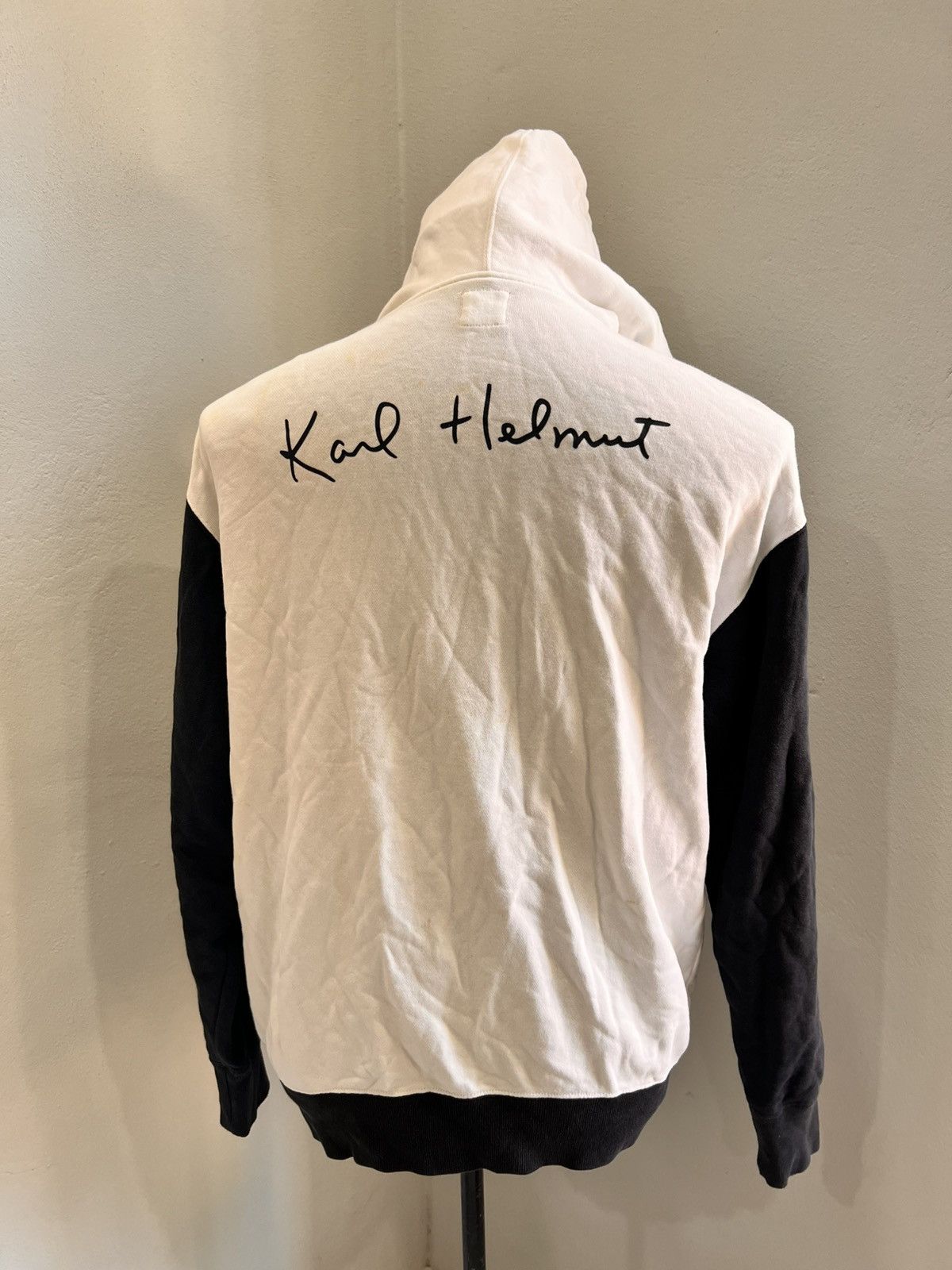 Designer × Japanese Brand × Vintage Karl Helmut Hoodie Sweater Size US M / EU 48-50 / 2 - 2 Thumbnail