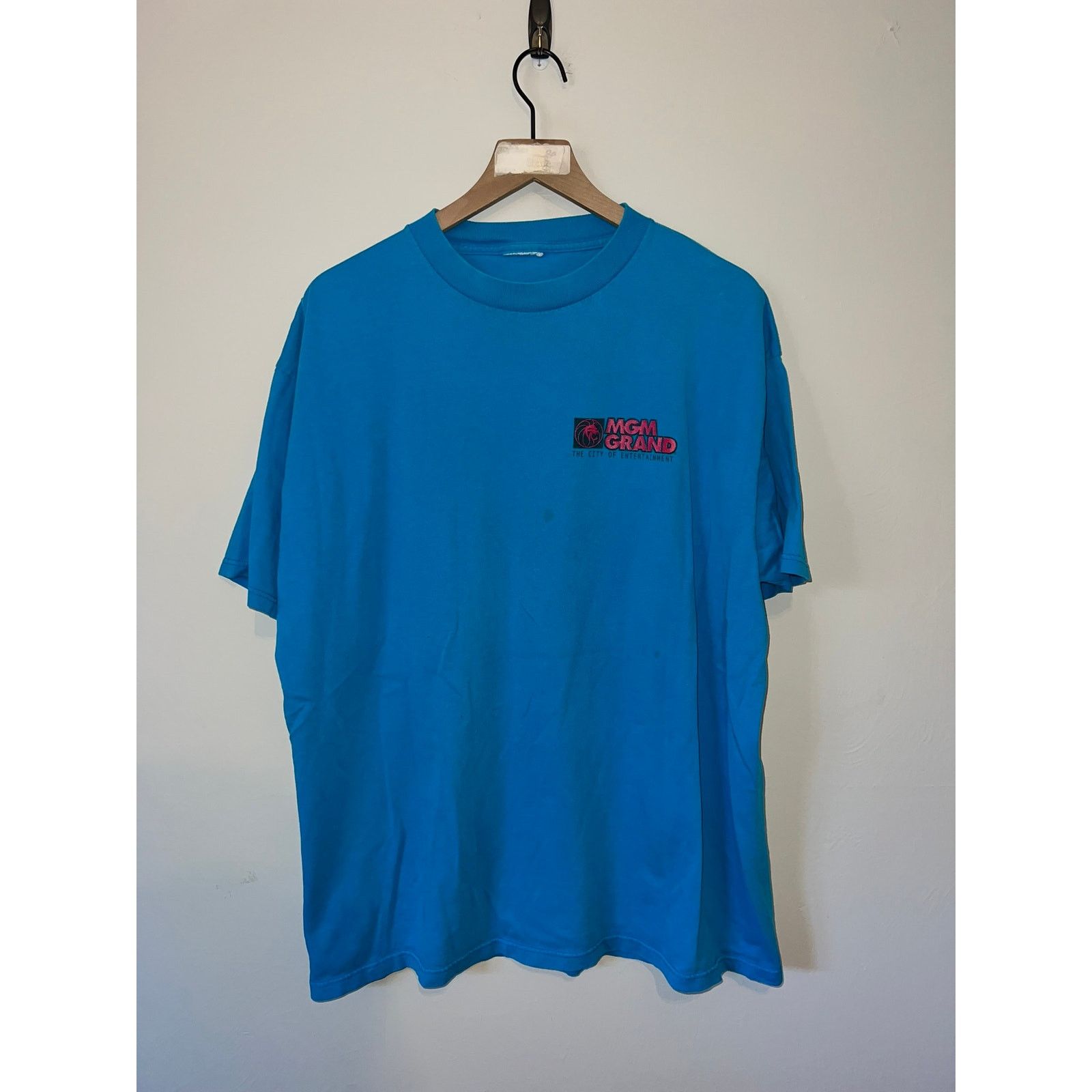 Vintage Vintage MGM Grand Shirt Director's Club Blue Tee VTG 90s XL Size US XL / EU 56 / 4 - 2 Thumbnail