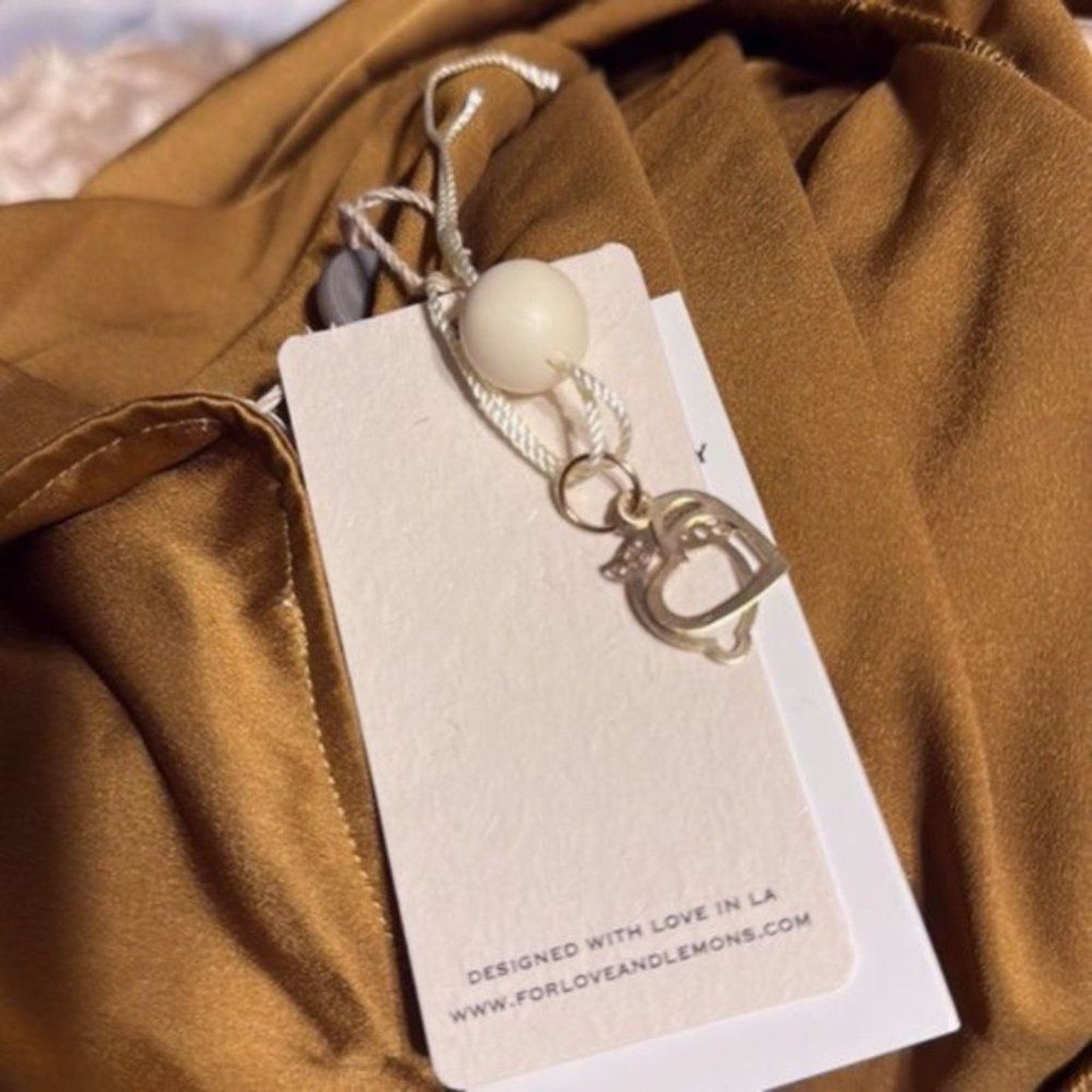 For Love & Lemons For Love and Lemons twinkle top camel L Size L / US 10 / IT 46 - 6 Thumbnail