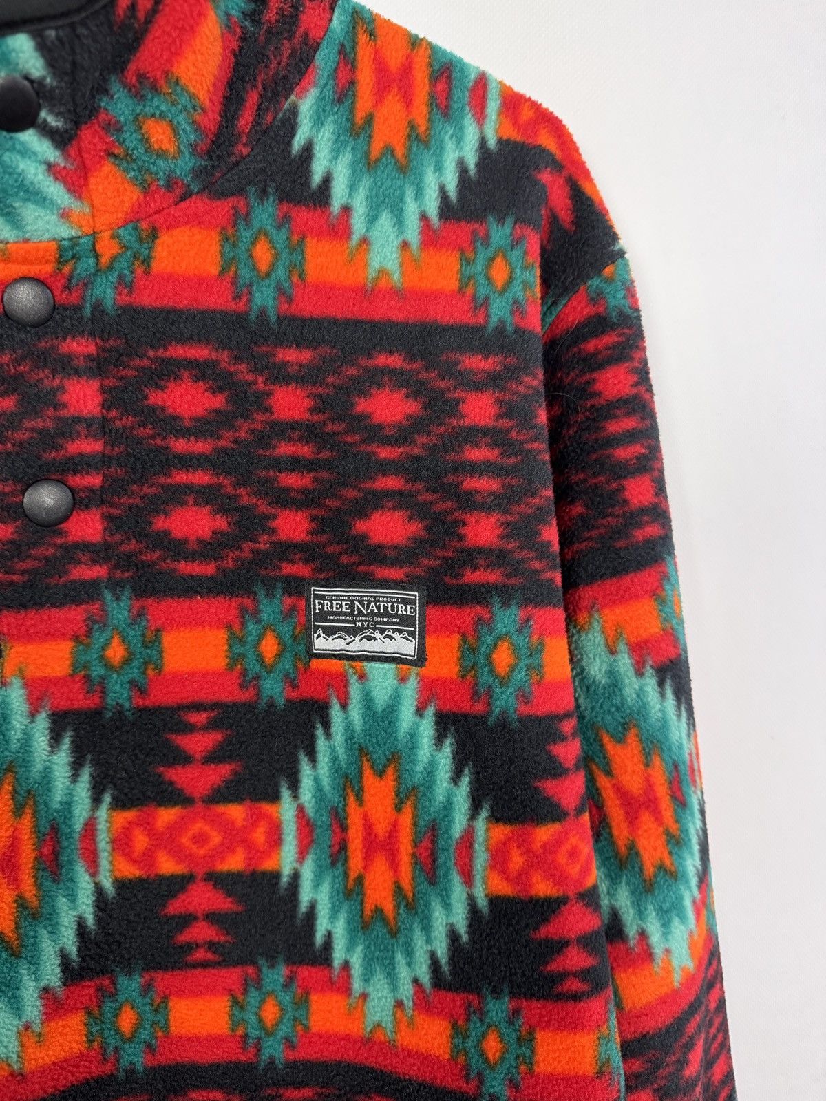 Aztech Mountain Free Nature Aztec Fleece Pullover Vintage Outdoor Size L Size US L / EU 52-54 / 3 - 6 Thumbnail