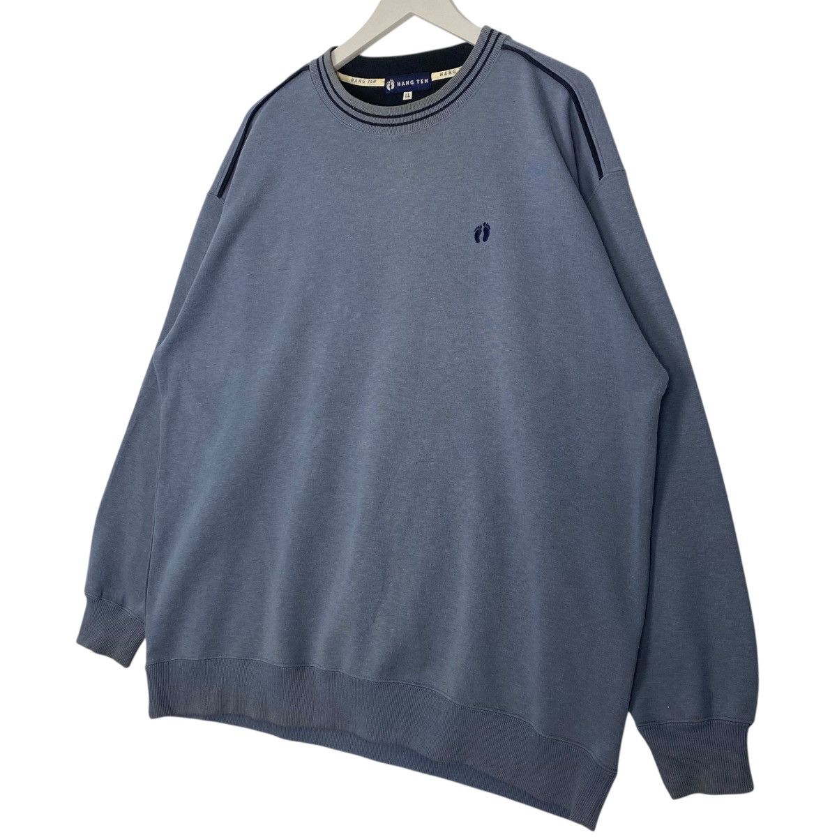 Vintage Vintage Hang Ten Surf Sweatshirt Crewneck Blue Size L Size US L / EU 52-54 / 3 - 2 Thumbnail