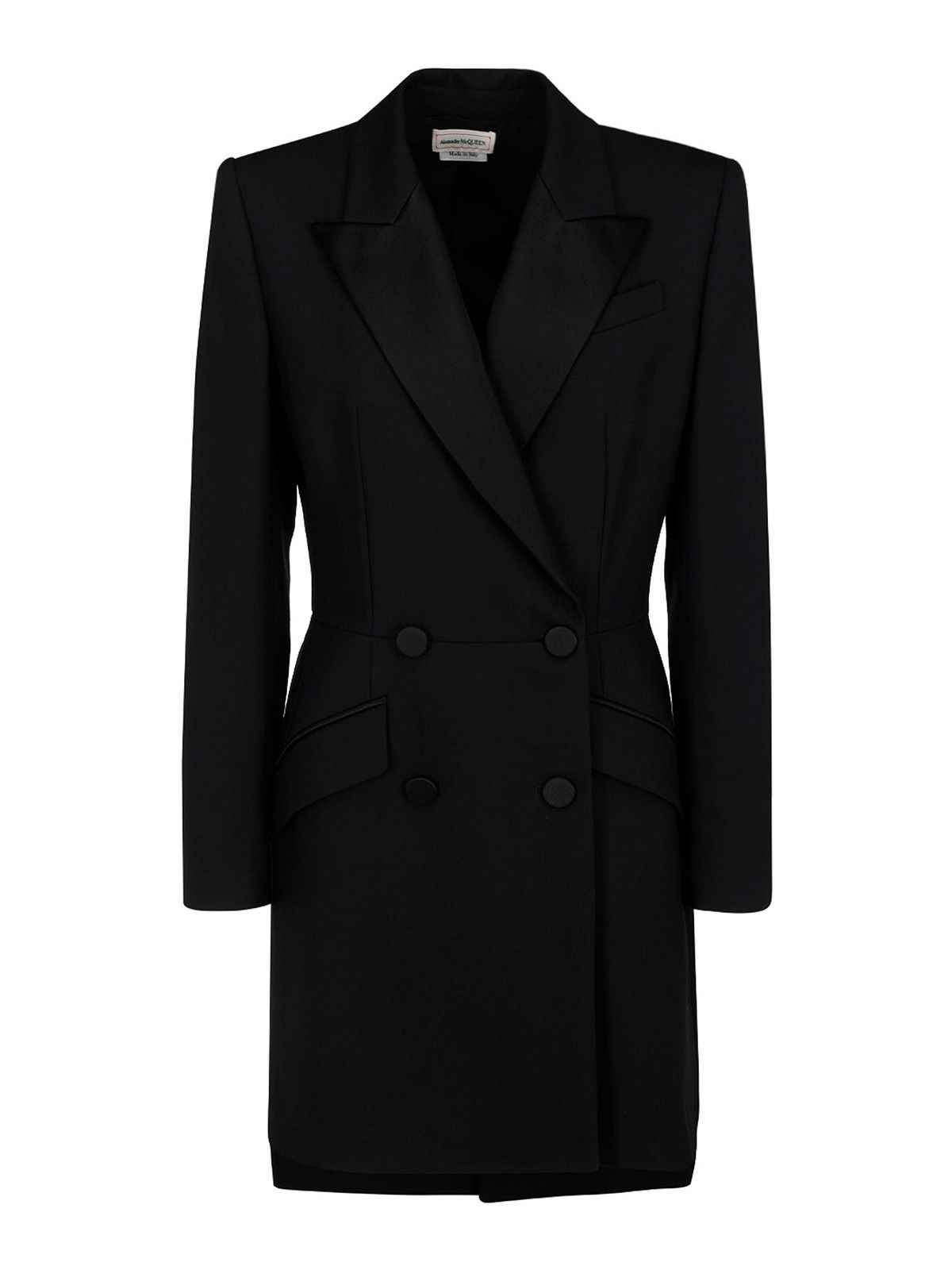 Alexander McQueen o1y0325 Coat in Black Size S / US 4 / IT 40 - 1 Thumbnail