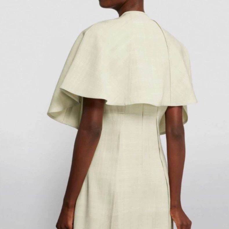 Jil Sander Jil Sander Silk cape cloak Size XXS / US 00 / IT 34 - 2 Thumbnail