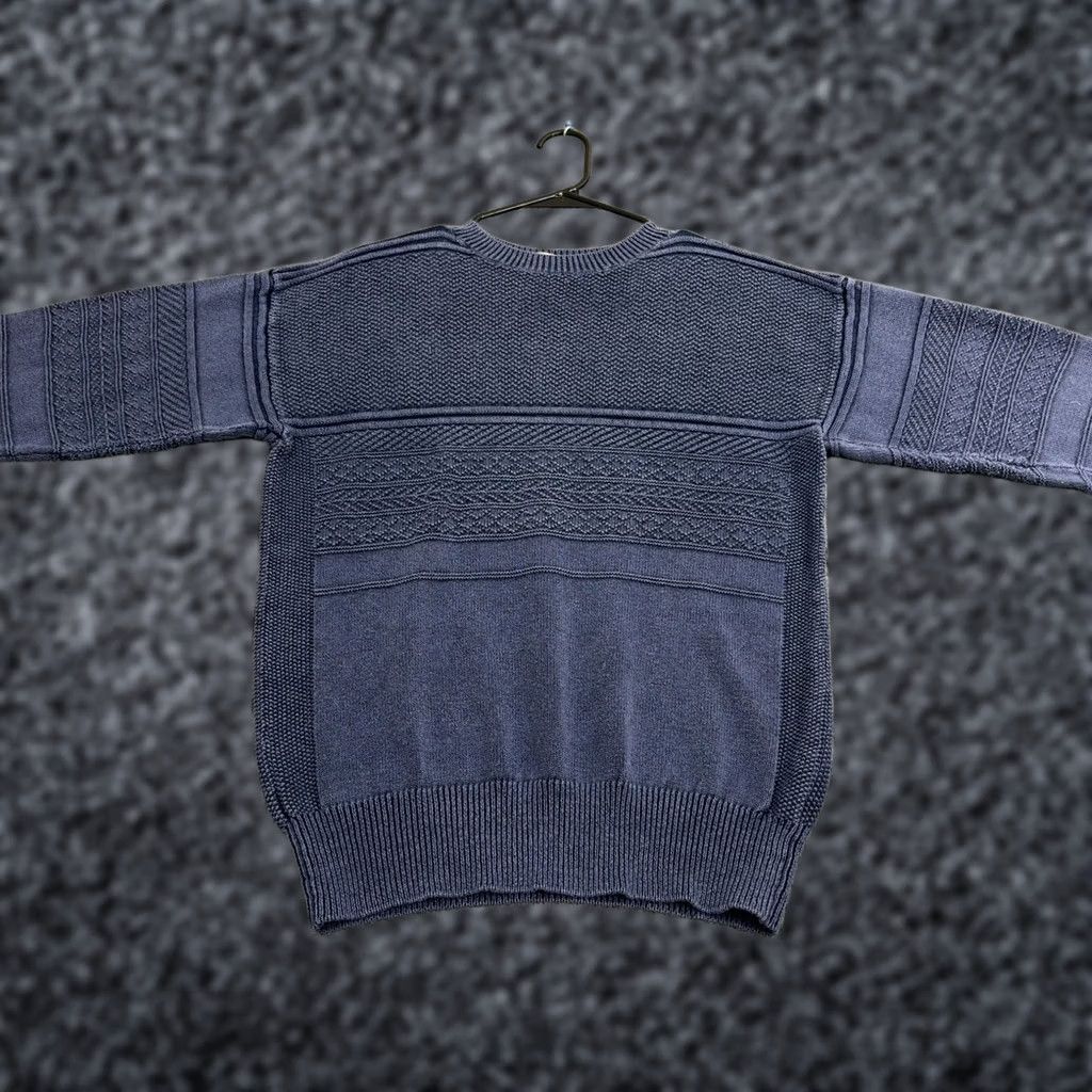 The Territory Ahead VINTAGE The Territory Ahead Sweater Men M Blue Ramie Cotton Textured Knit Casual Size US M / EU 48-50 / 2 - 1 Thumbnail