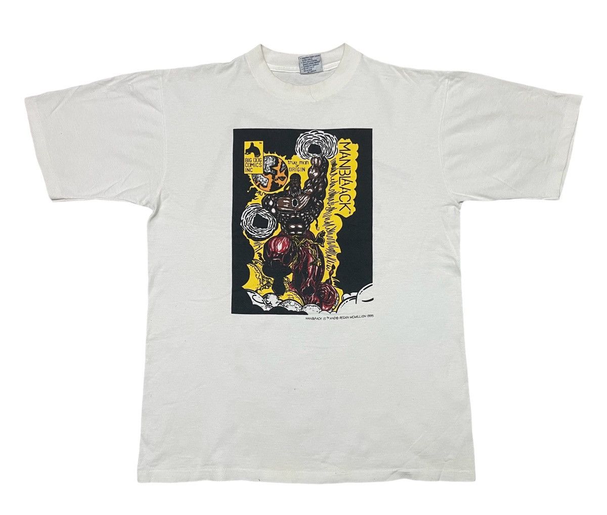 All Sport × Vintage VINTAGE 1995 MAN BLAACK BIG DOG COMICS SUPERHERO TEES Size US L / EU 52-54 / 3 - 2 Thumbnail