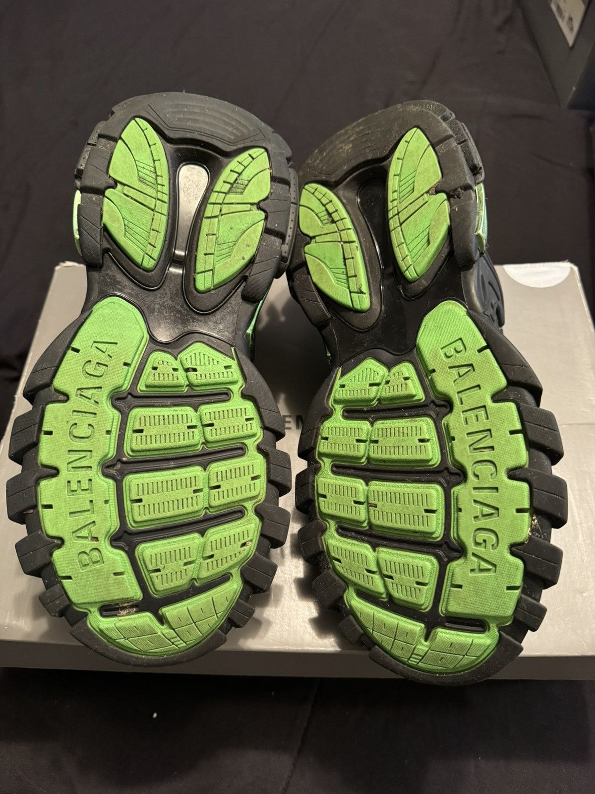 Balenciaga Balenciago Track.2 Black Green Size US 10 / EU 43 - 7 Thumbnail