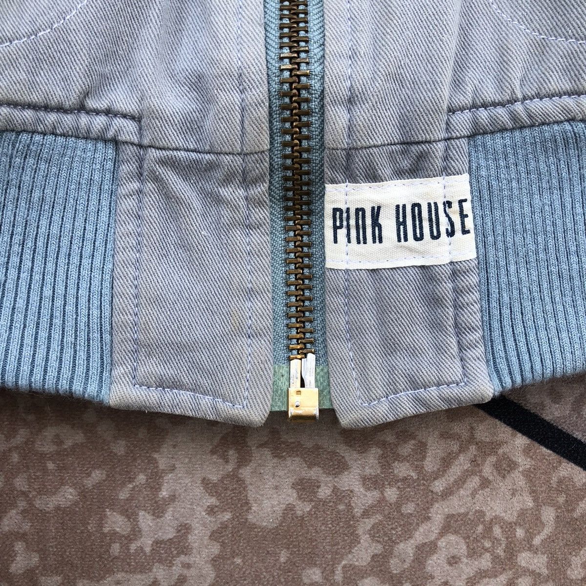 Pink House Vintage Pink House Sun Faded Bomber Jacket Size US M / EU 48-50 / 2 - 10 Thumbnail