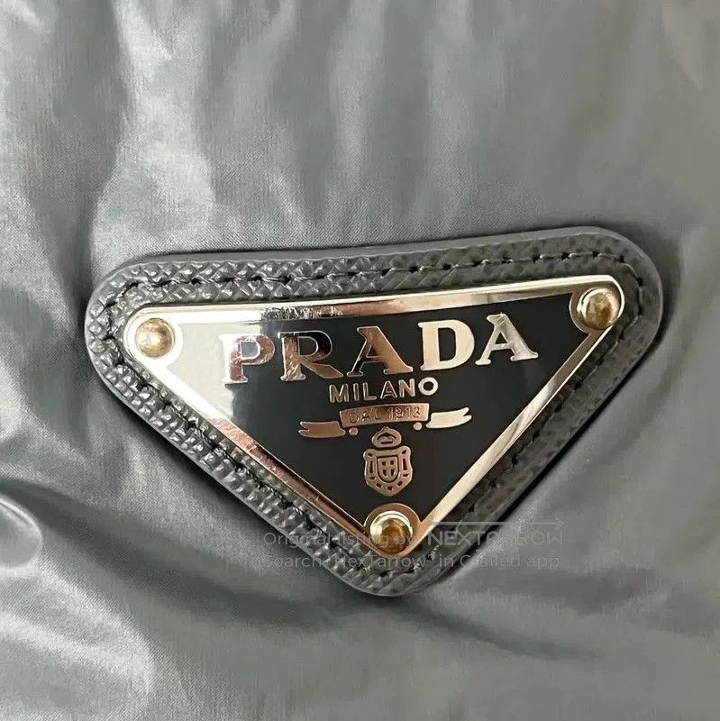 Prada Prada Men's Gray Puffer Jacket for Spring/Fall. Size US M / EU 48-50 / 2 - 5 Thumbnail