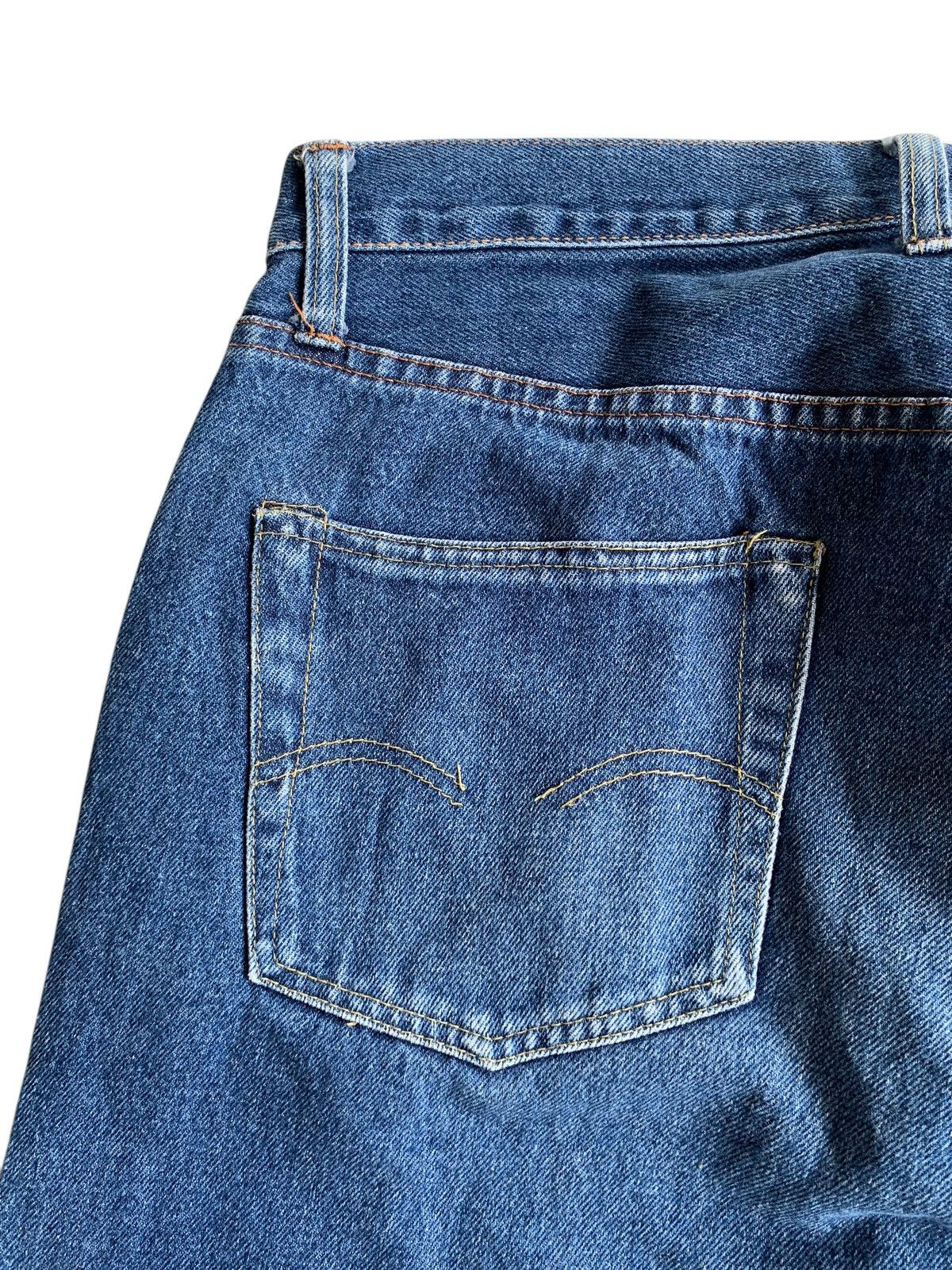 Japanese Brand × Jean DENIM EXCHANGE SELVEDGE BAGGY BUTTON FLY JAPANESE DENIM Size US 32 / EU 48 - 16 Thumbnail