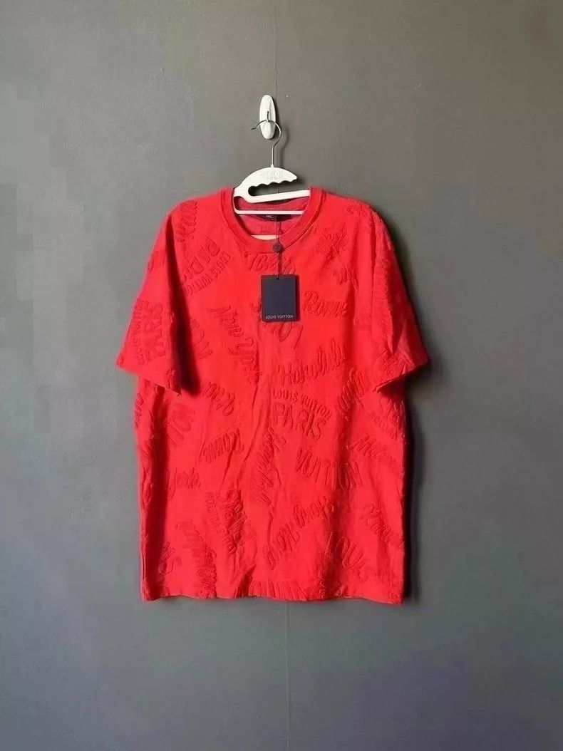 Louis Vuitton Louis Vuitton Flocking bullet screen short sleeve Size US XL / EU 56 / 4 - 1 Thumbnail