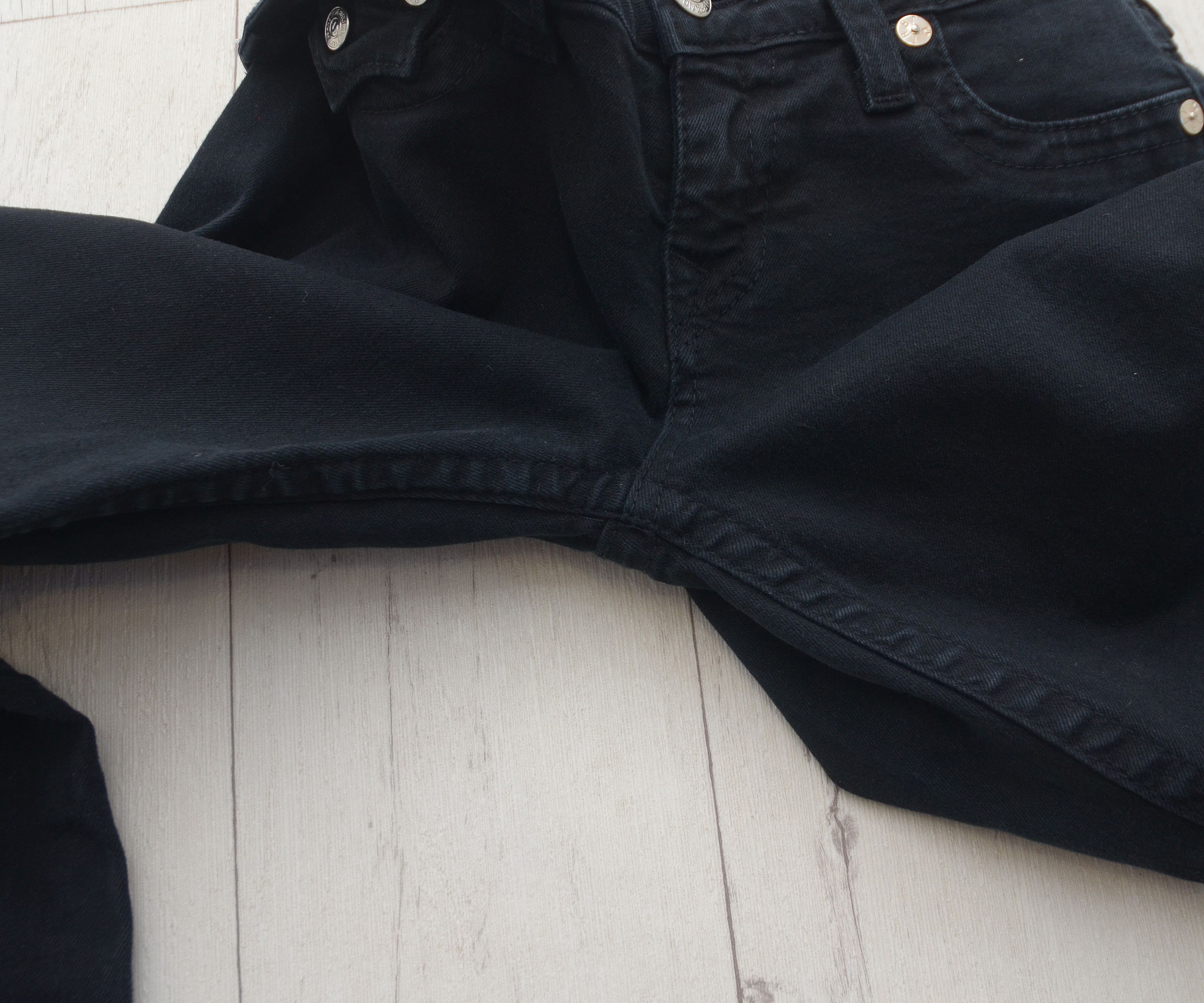 True Religion × Vintage Vintage True Religion Jeans Made in USA Misty Black Y2K Size 27" / US 4 / IT 40 - 14 Thumbnail