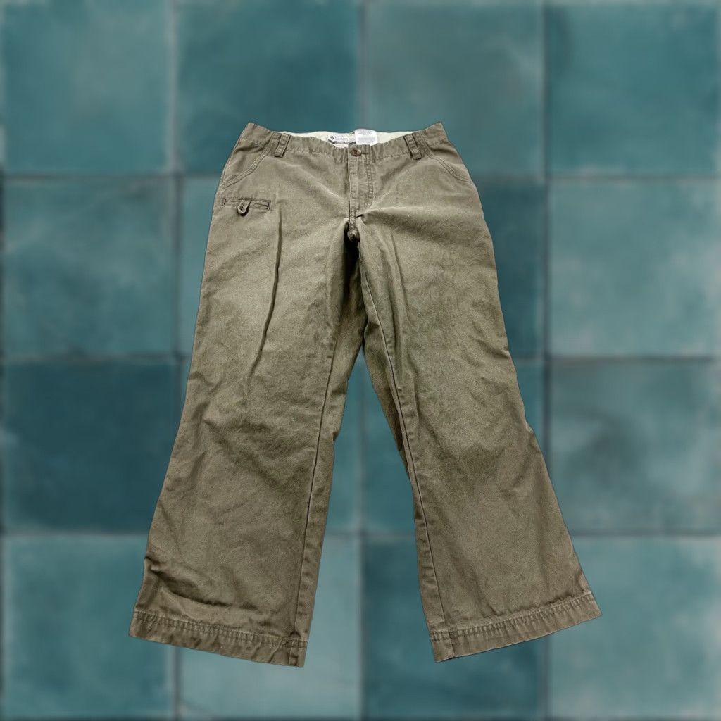 Vintage Columbia Hiking Capri Pants Womens 8 Regular Brown -2 Size 30" / US 8 / IT 44 - 1 Thumbnail
