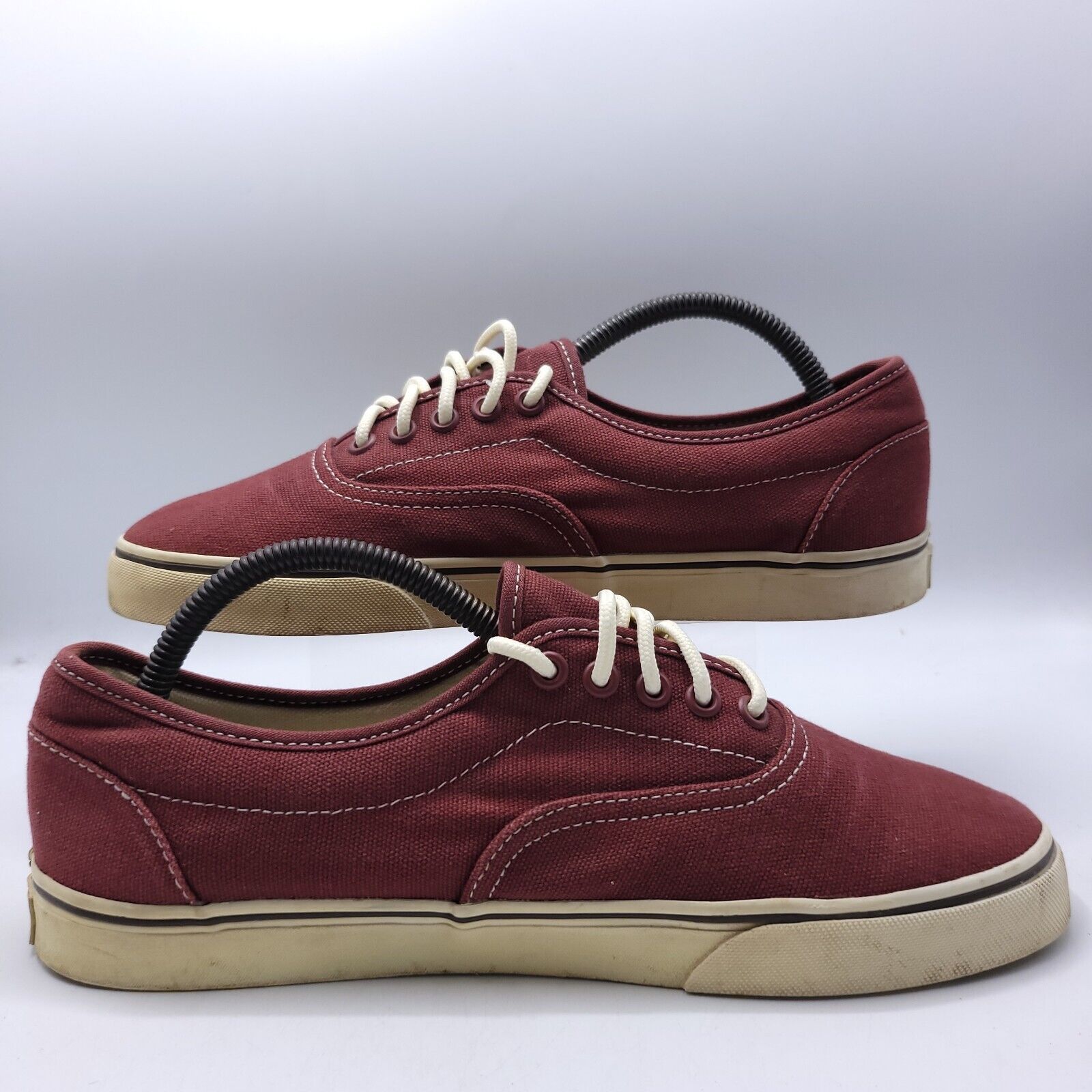 Vans Vans Off the Wall Shoe Women Size 10.5 Mens 9 TB9C Red White Size US 10.5 / IT 40.5 - 6 Thumbnail