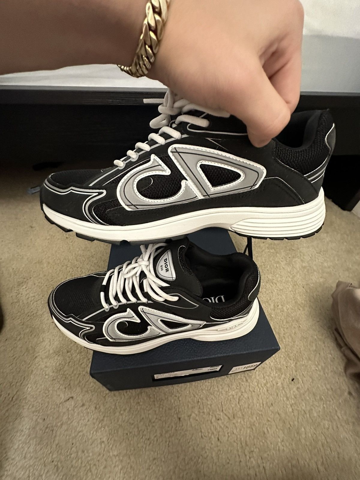 Dior Dior b30 Black and white Size US 9 / EU 42 - 9 Thumbnail