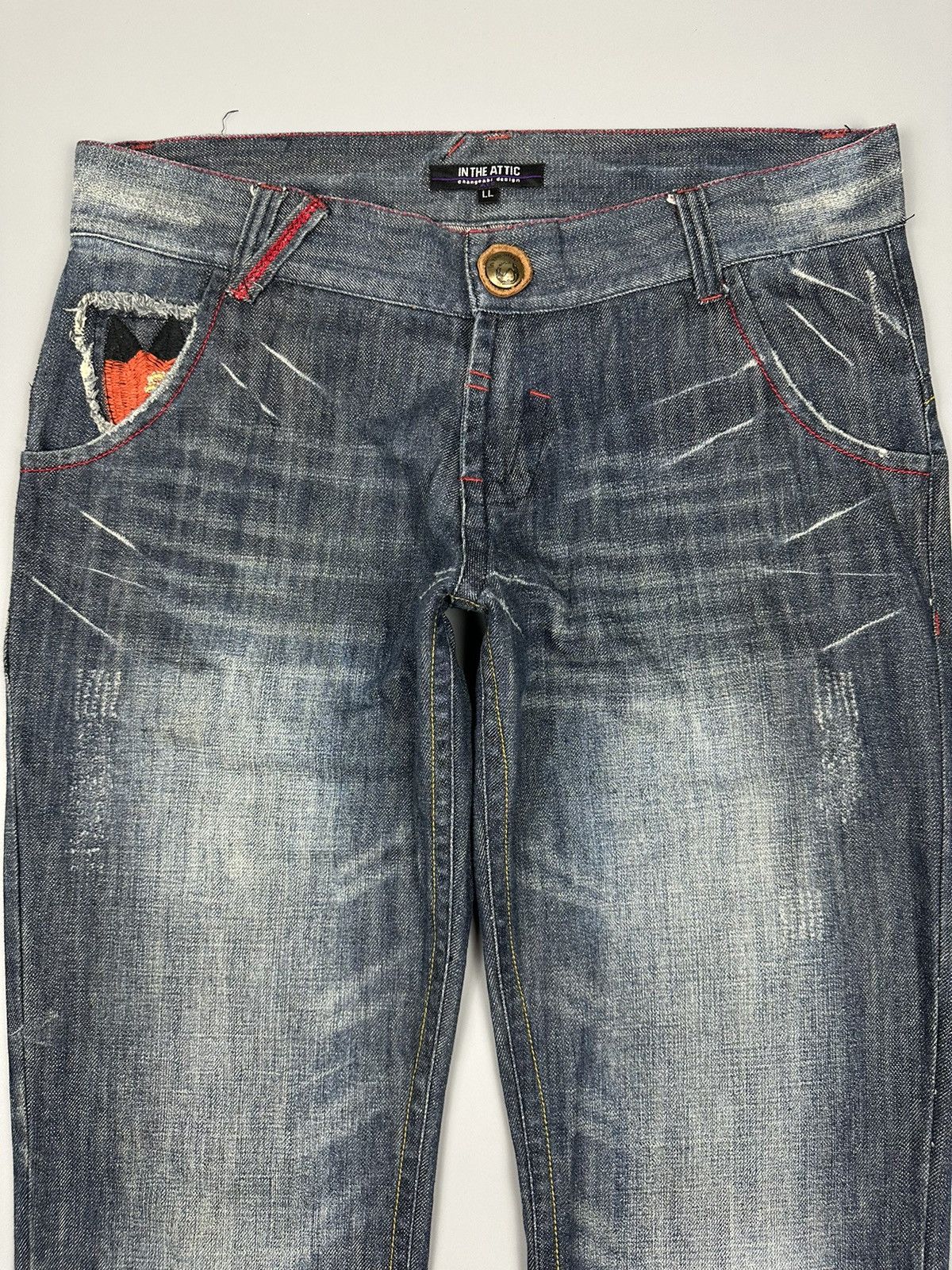 In The Attic Vintage In The Attic Embroidered Denim Size US 34 / EU 50 - 5 Thumbnail