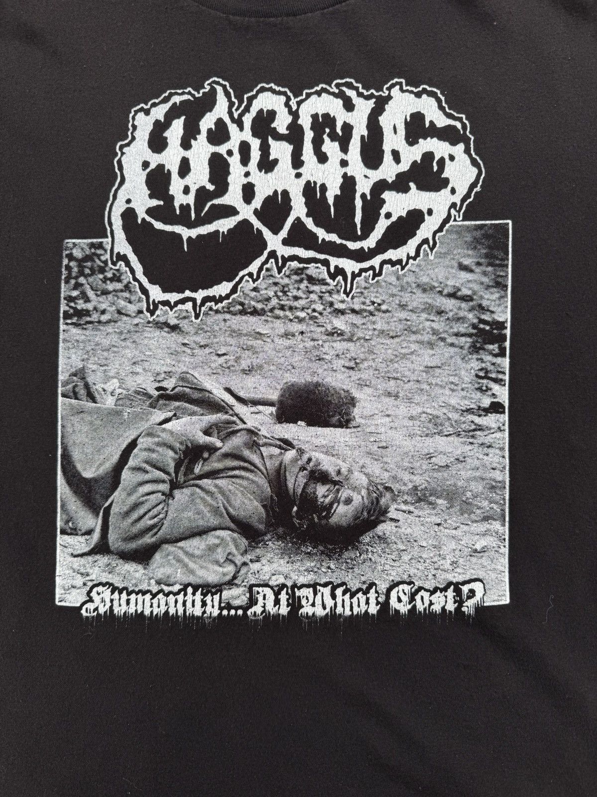 Band Tees Haggus Humanity At What Cost T Shirt Size US XL / EU 56 / 4 - 2 Thumbnail