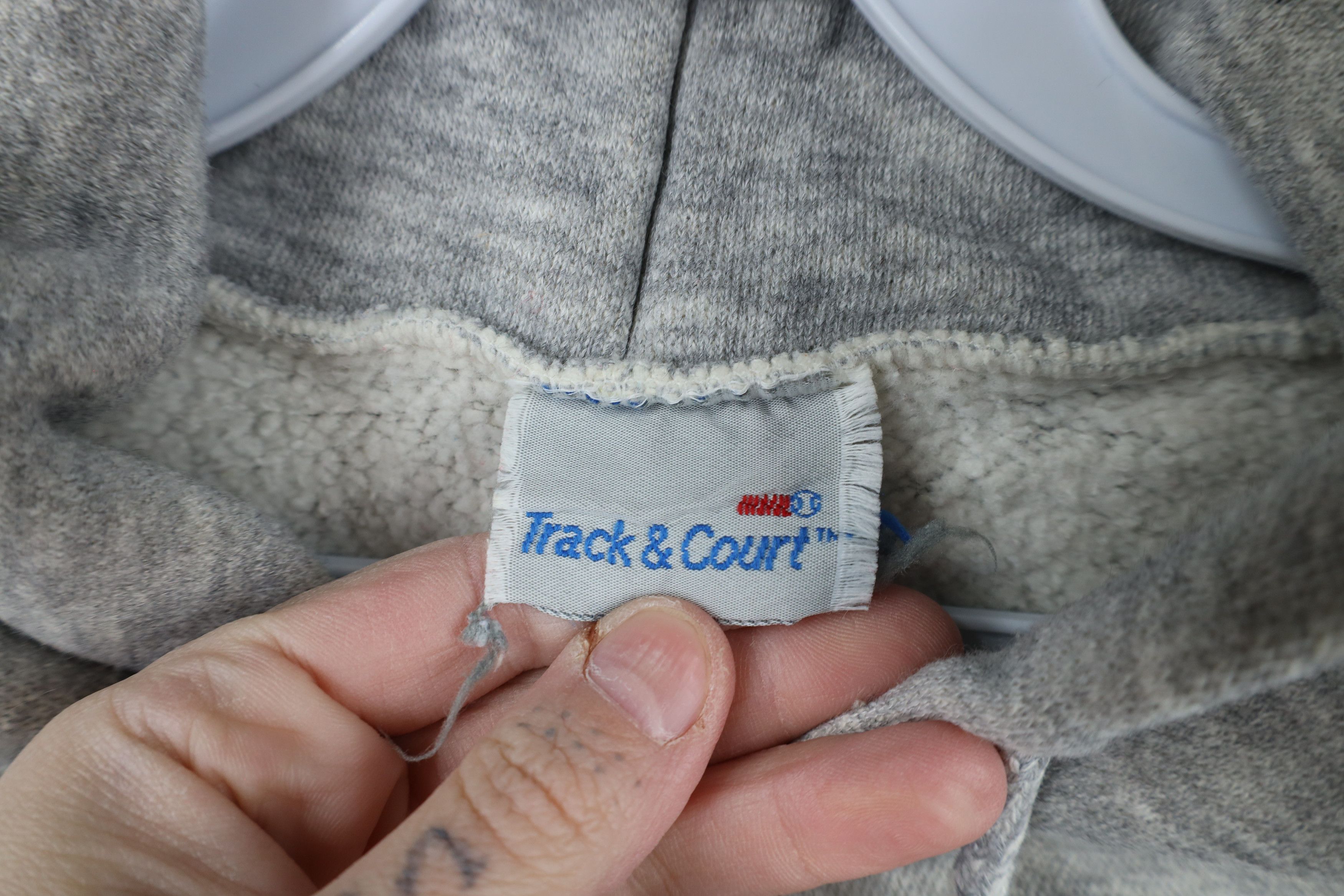Vintage Vintage 70s 80s Streetwear Triblend Hoodie Sweatshirt Gray Size US S / EU 44-46 / 1 - 5 Thumbnail