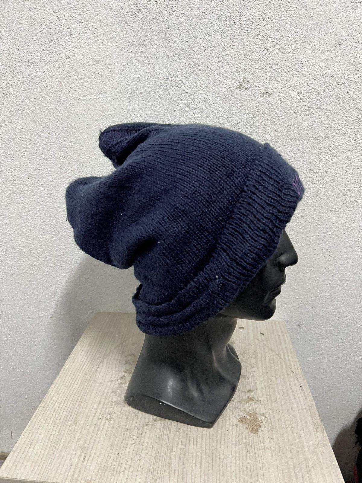 Adidas Vintage Adidas Spell Out Beanie Hat Size ONE SIZE - 4 Thumbnail