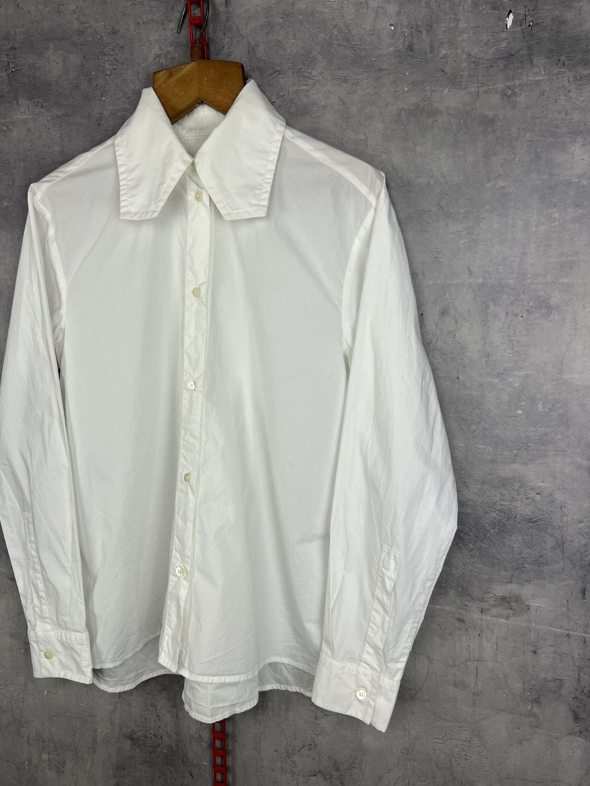 Maison Margiela Maison Margiela Women’s White Button Down Top Shirt Size 36 Size XS / US 0-2 / IT 36-38 - 6 Thumbnail
