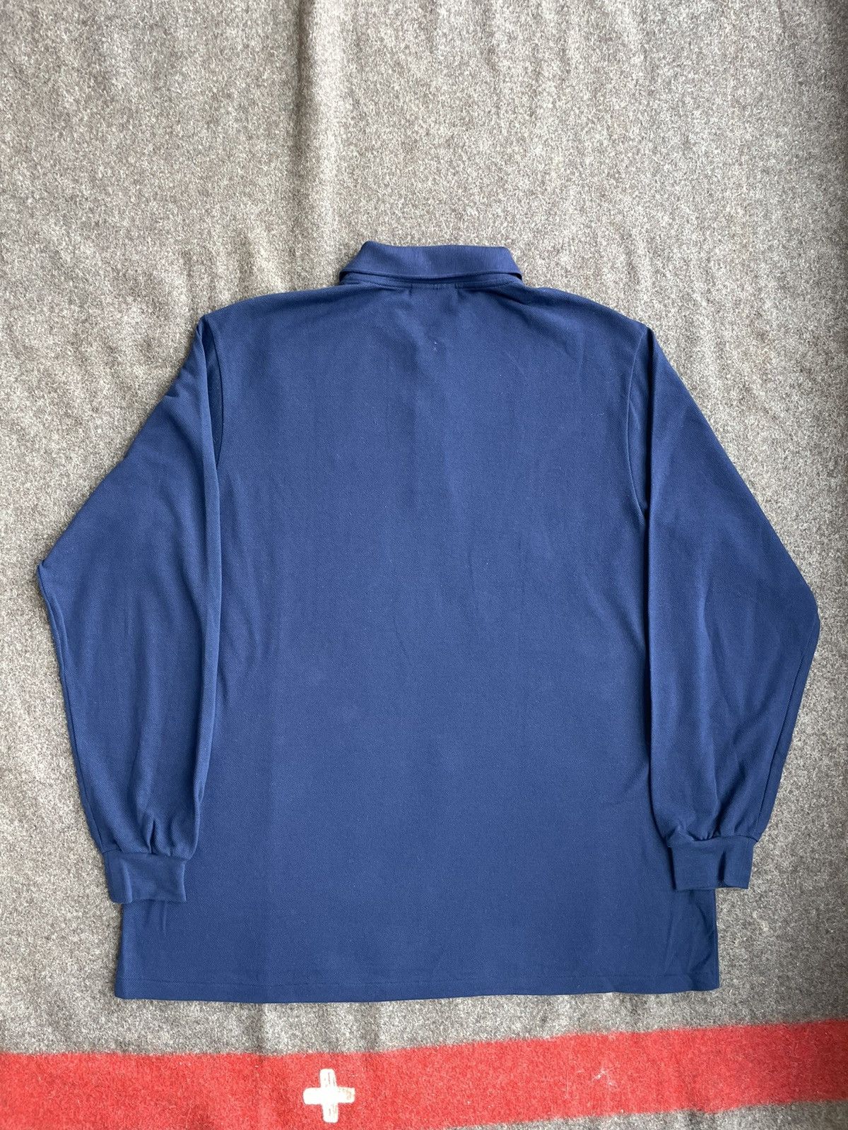 Lacoste × Vintage Vintage Lacoste Long Sleeve Polo Size US XL / EU 56 / 4 - 5 Thumbnail