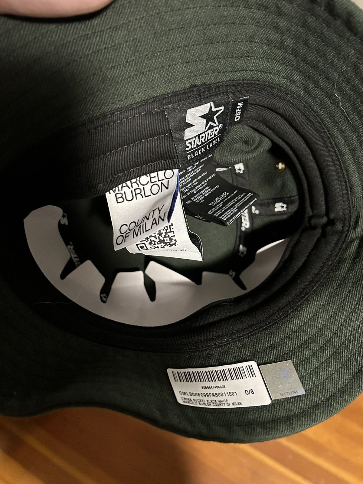 Marcelo Burlon × Starter Marceloburlonxstarter bucket hat Size ONE SIZE - 2 Thumbnail
