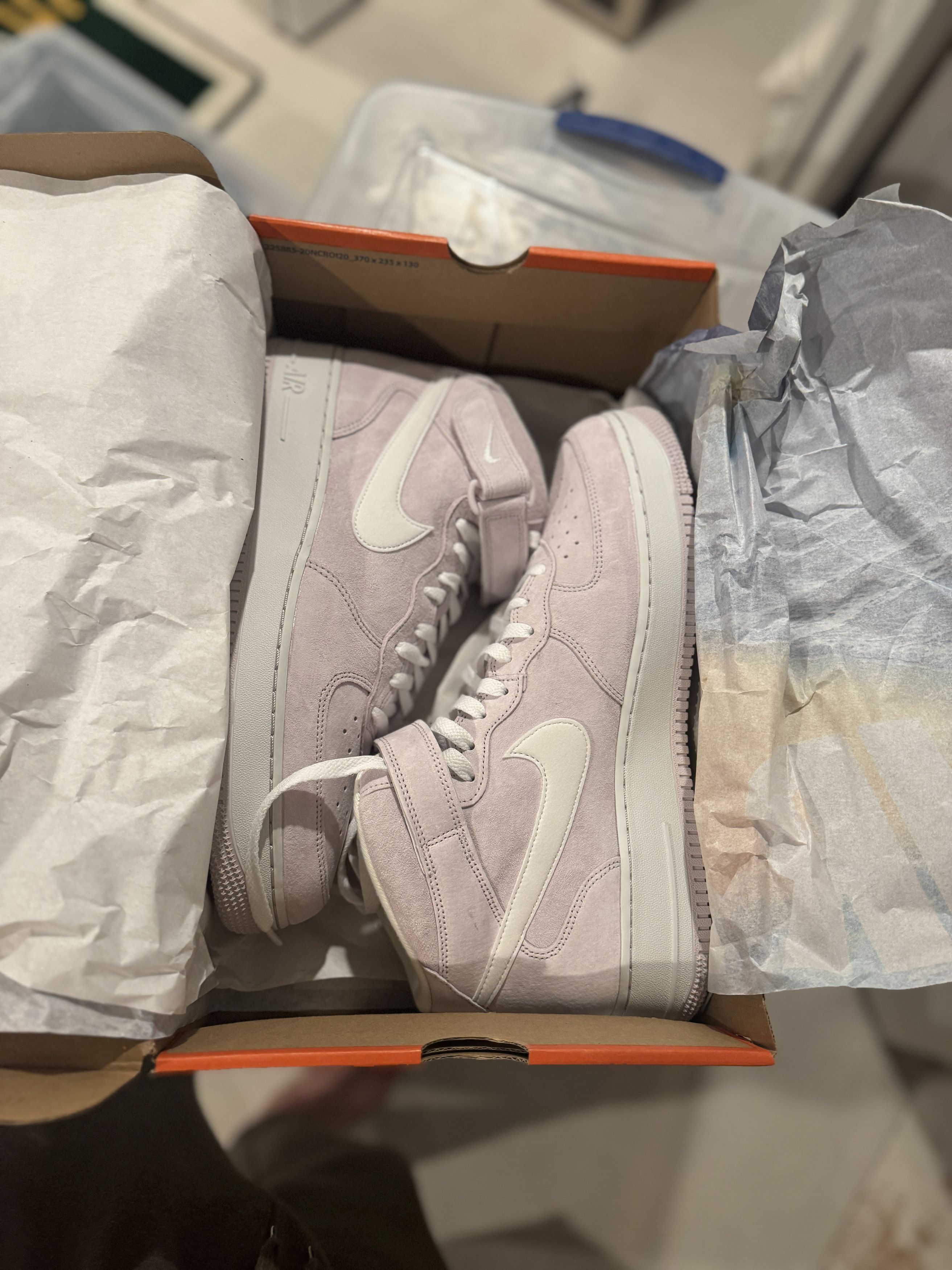 Nike *NEW* Nike Air Force 1 Mid QS in Venice/Summit White Size US 12 / EU 45 - 8 Thumbnail