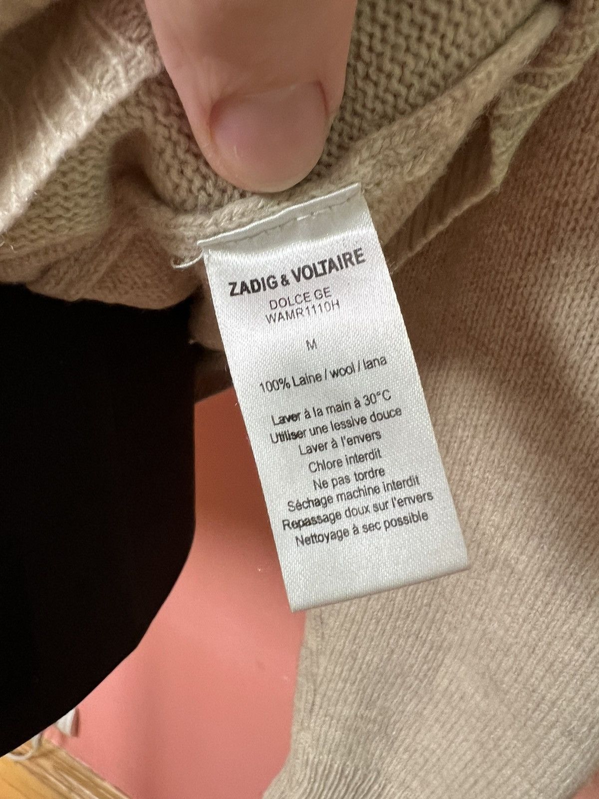 Zadig & Voltaire Zadig & Voltaire sweater wool luxury hype Size US M / EU 48-50 / 2 - 6 Thumbnail
