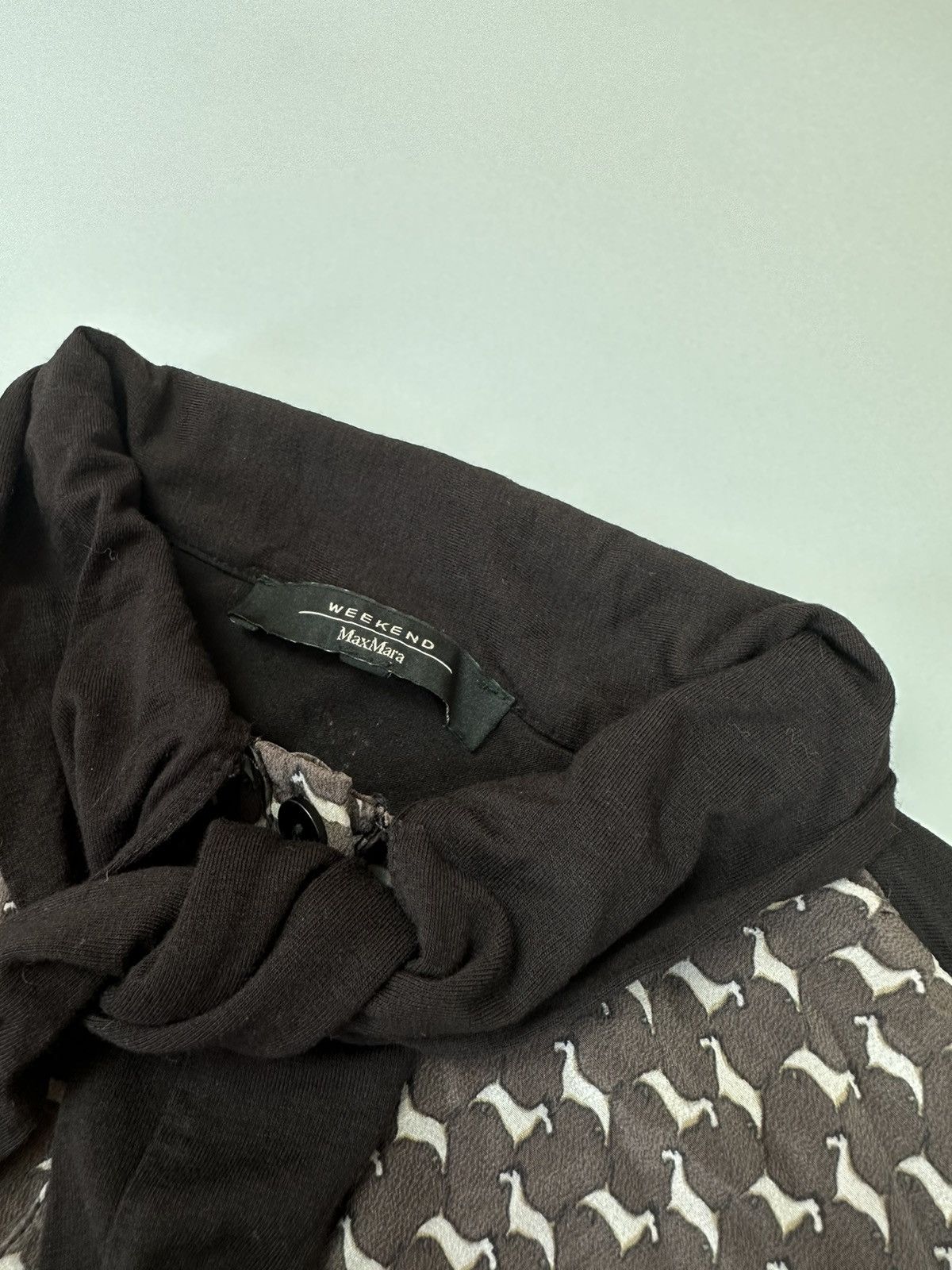 Weekend Max Mara Monogram Brown Blouse Max Mara Weekend Size M / US 6-8 / IT 42-44 - 3 Thumbnail