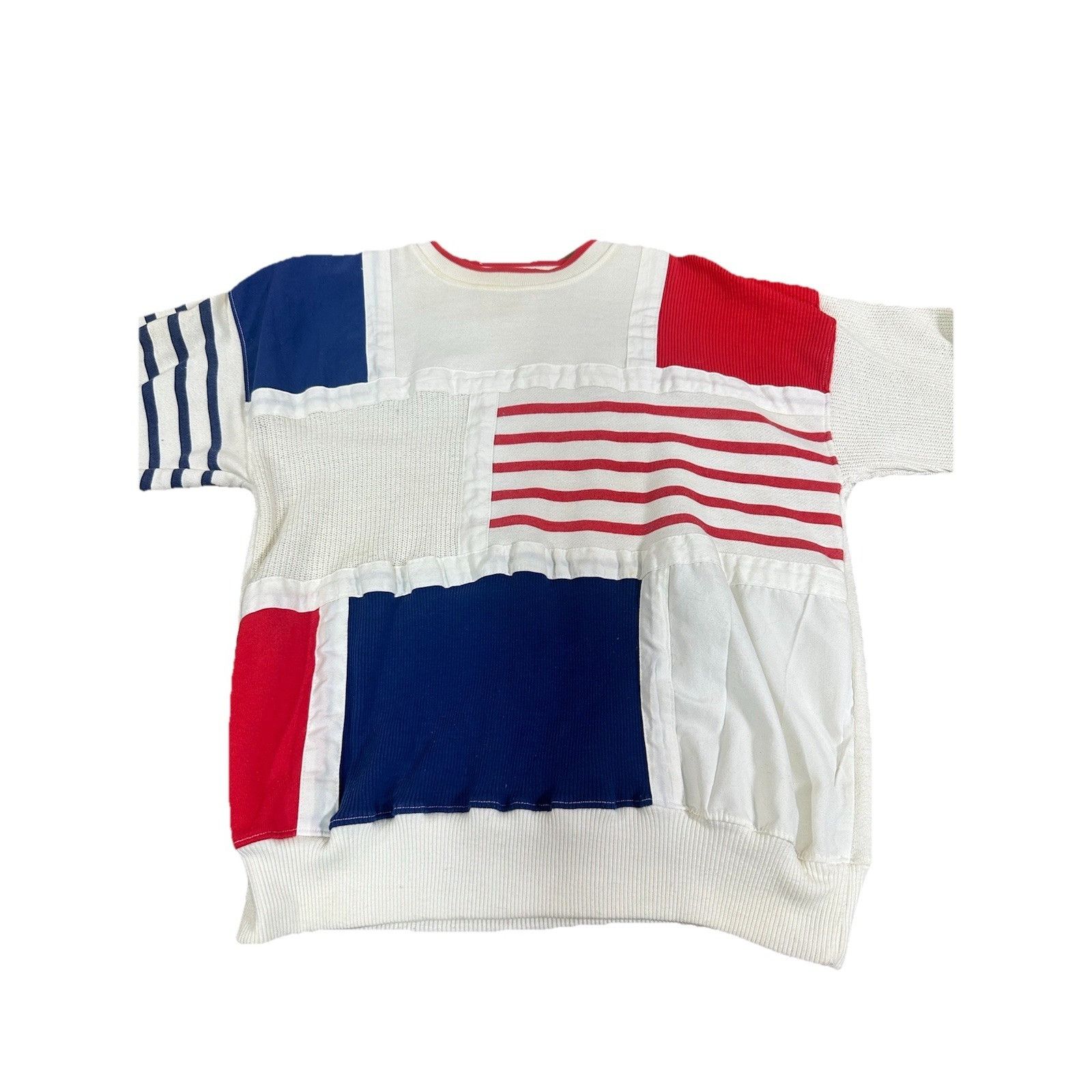 Vintage Vintage Victoria Petites Sport Patchwork Style Crewneck Swea Size US S / EU 44-46 / 1 - 2 Thumbnail