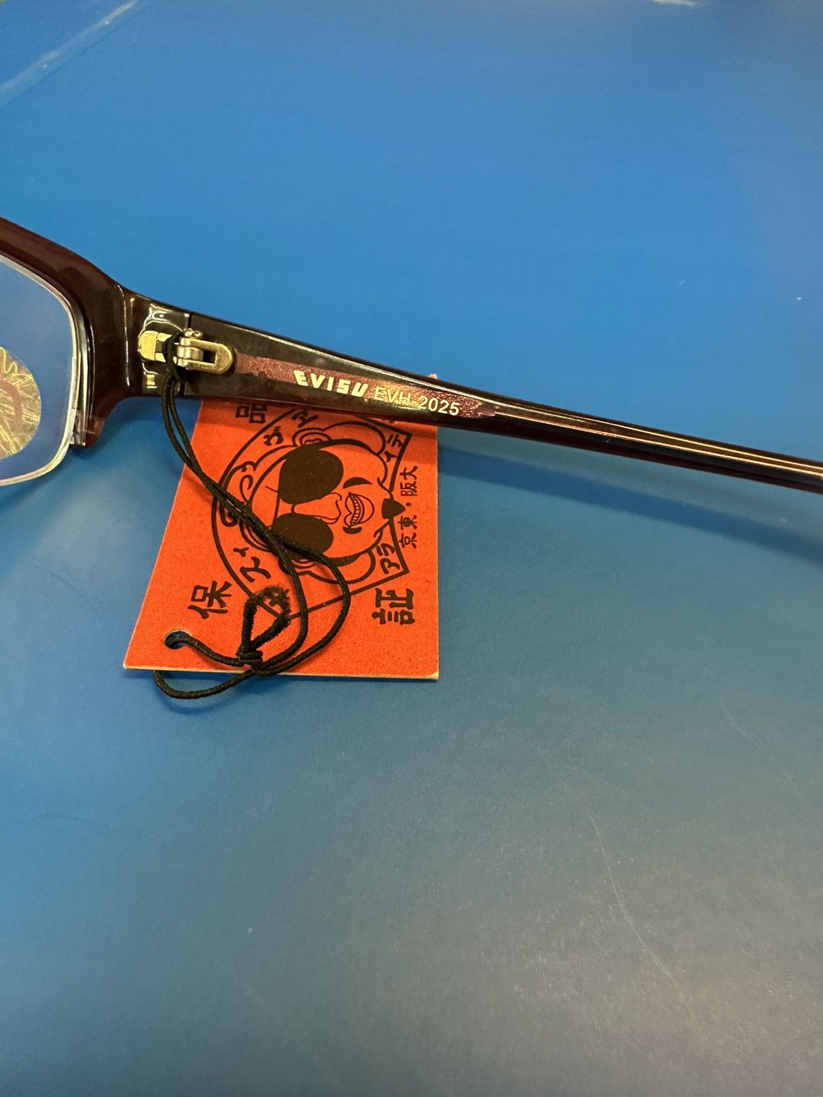 Evisu Y2K Evisu Japan EVH-2025 56🛑16-135 Frames Size ONE SIZE - 6 Thumbnail