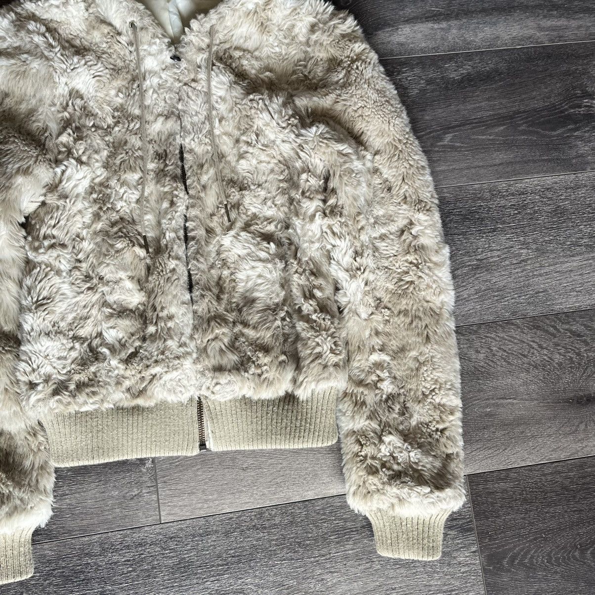Vintage Vintage Y2K 2000s Abercrombie & Fitch Faux Fur Zip Up Hoodie Size S / US 4 / IT 40 - 4 Thumbnail