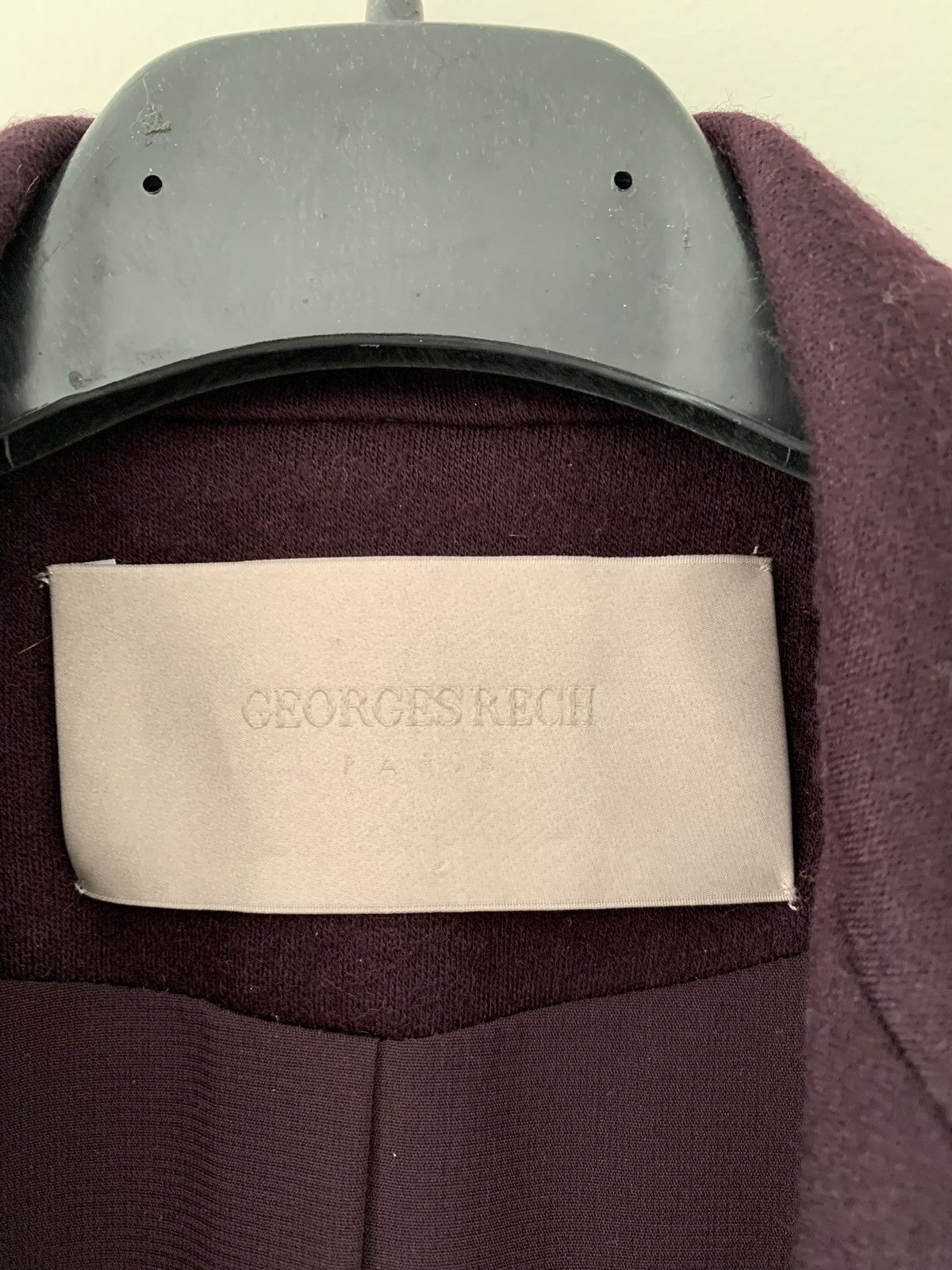 Vintage Vintage Georges Rech Burgundy Structured Blazer Size S / US 4 / IT 40 - 4 Thumbnail
