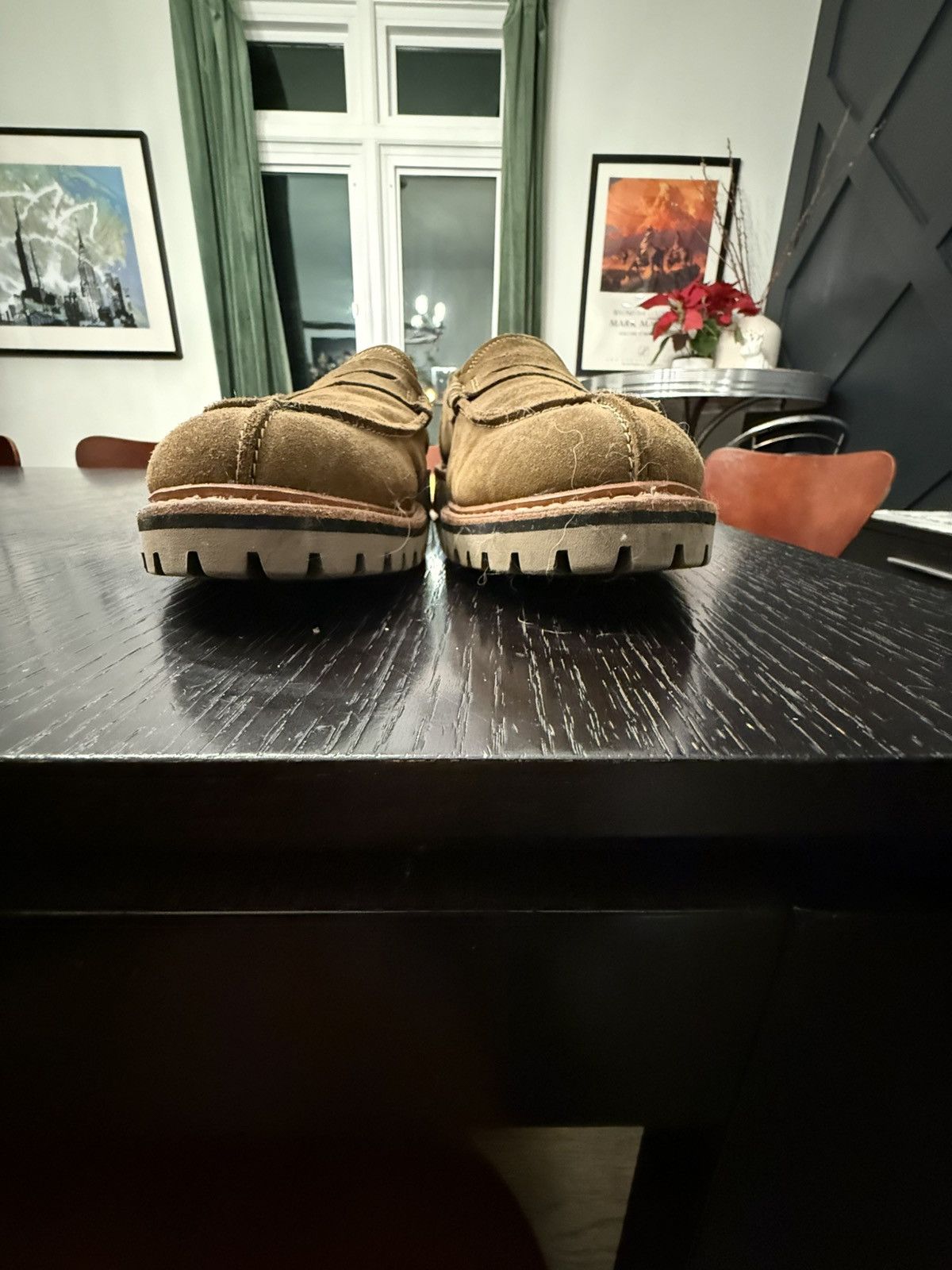 Allen Edmonds Allen Edmonds Freeport Weatherproof Suede Penny Loafer Size US 12 / EU 45 - 9 Thumbnail