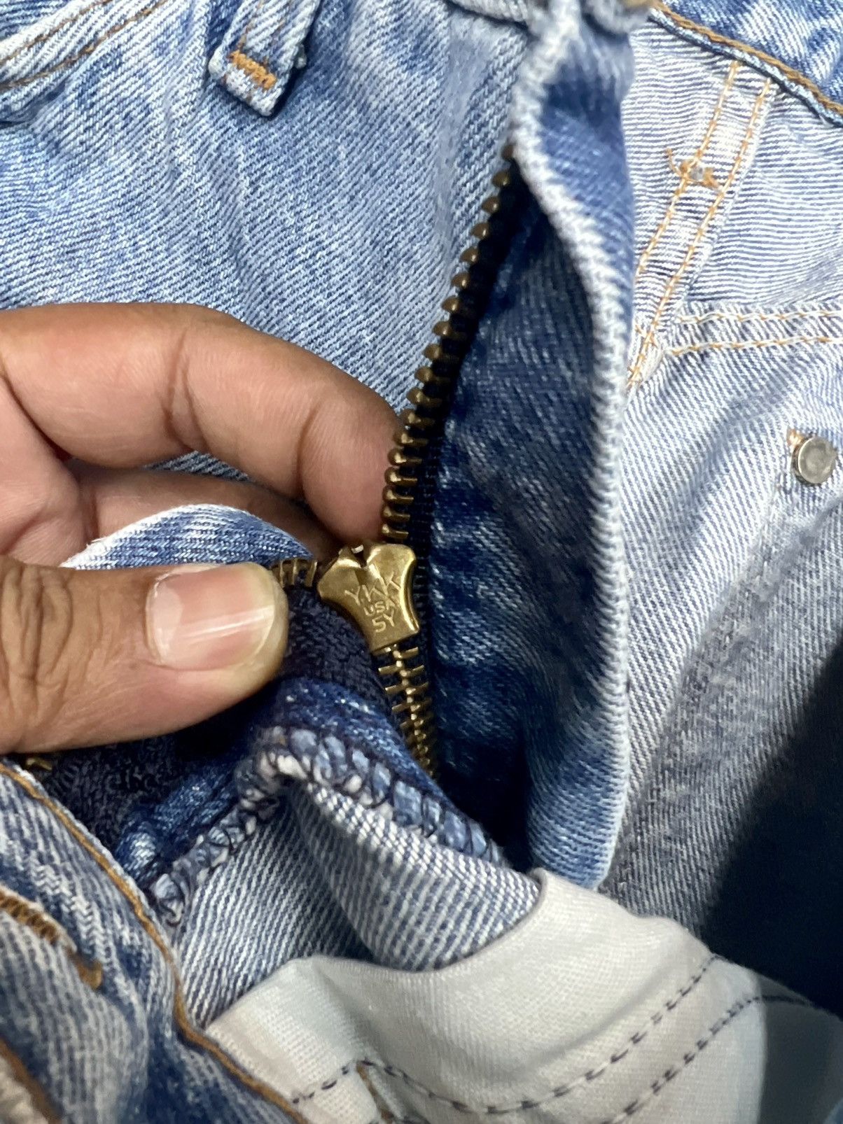 Vintage × Wrangler VINTAGE 40s WRANGLER 10MWZ BLUE BELL DENIM Size US 32 / EU 48 - 10 Thumbnail