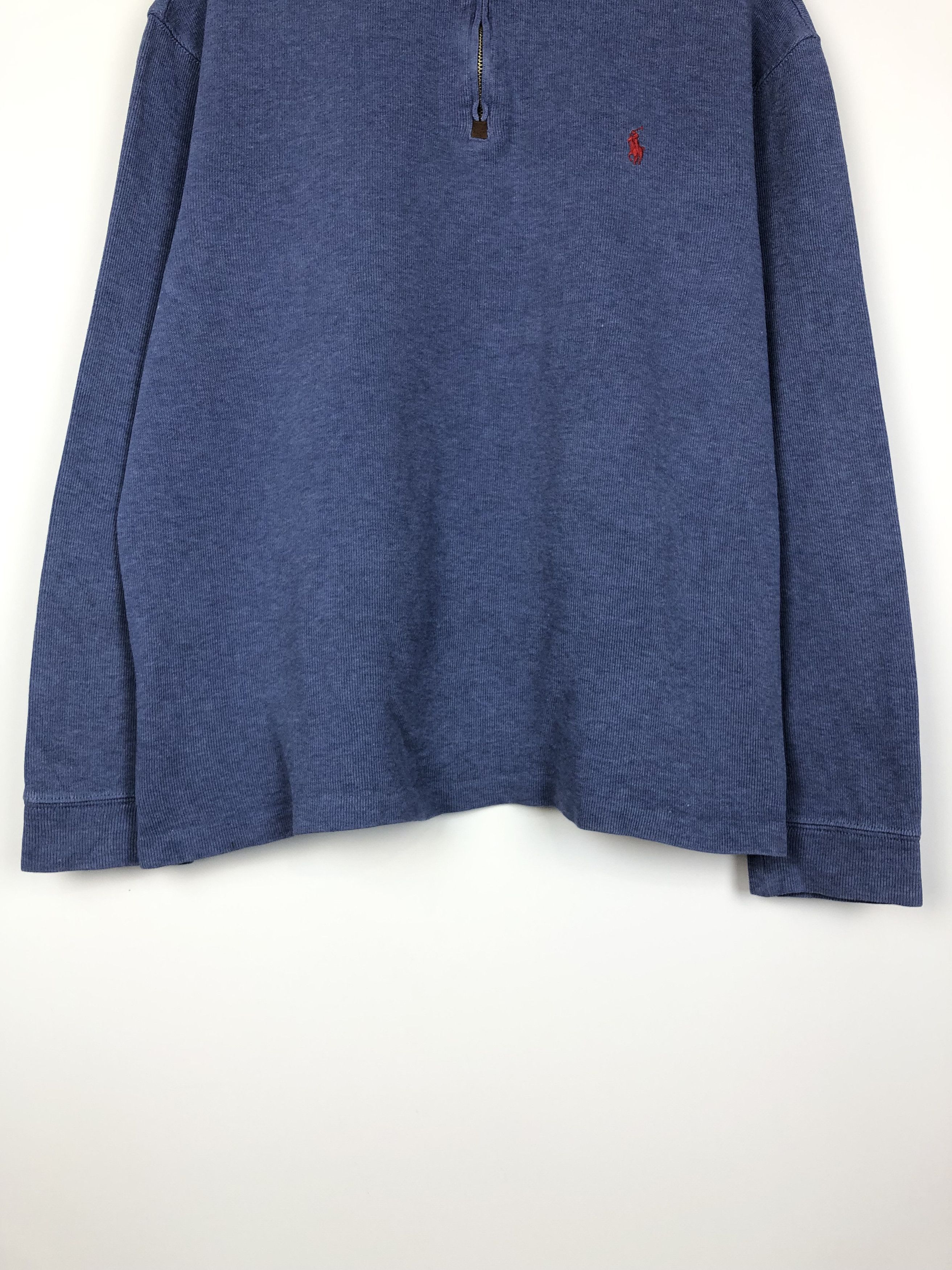 Polo Ralph Lauren Polo Ralph Lauren 1/4 Zip Sweatshirt Pullover Small Logo L Size US L / EU 52-54 / 3 - 3 Thumbnail