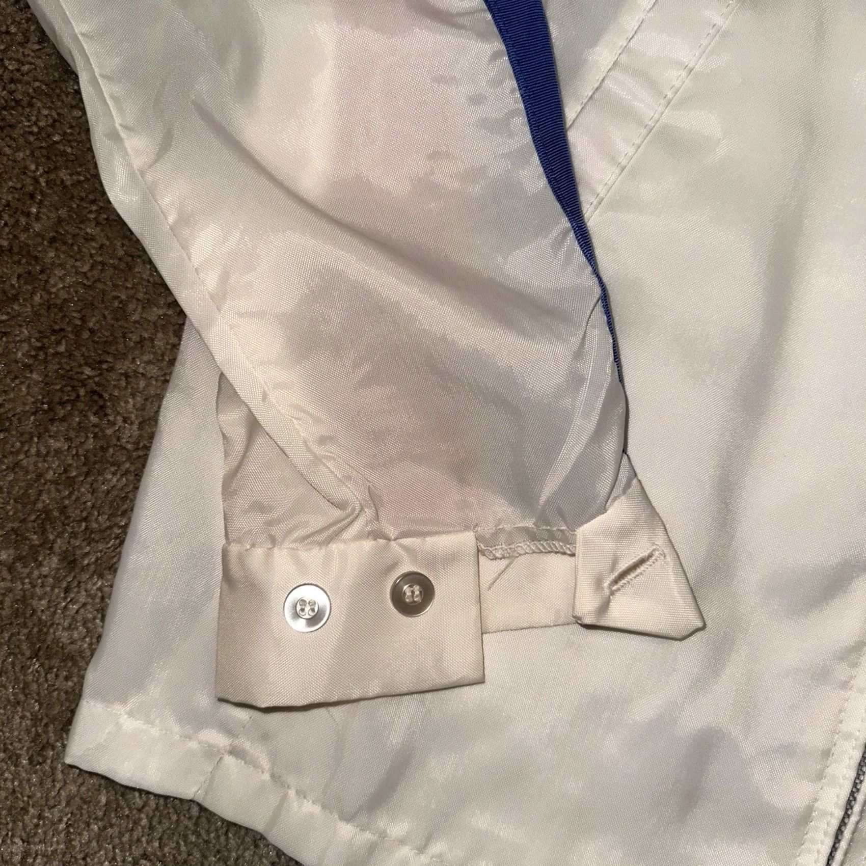 Vintage VINTAGE Swingster Windbreaker Mens Small Full Zip 70s Racing White Embroidered Logo Size US S / EU 44-46 / 1 - 3 Thumbnail