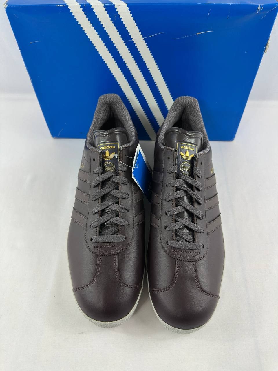 Adidas Adidas Gazelle 2 Brown 2012 Leather Shoes Size US 13 / EU 46 - 3 Thumbnail