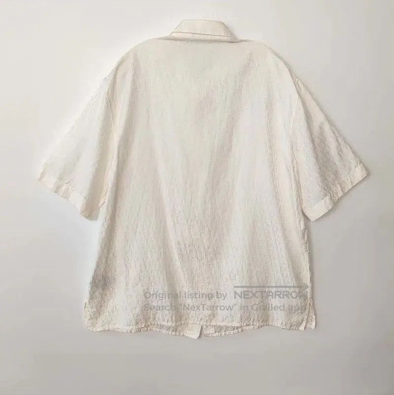Dior Dior White Silk Men's Shirt Size L . Size US L / EU 52-54 / 3 - 2 Thumbnail